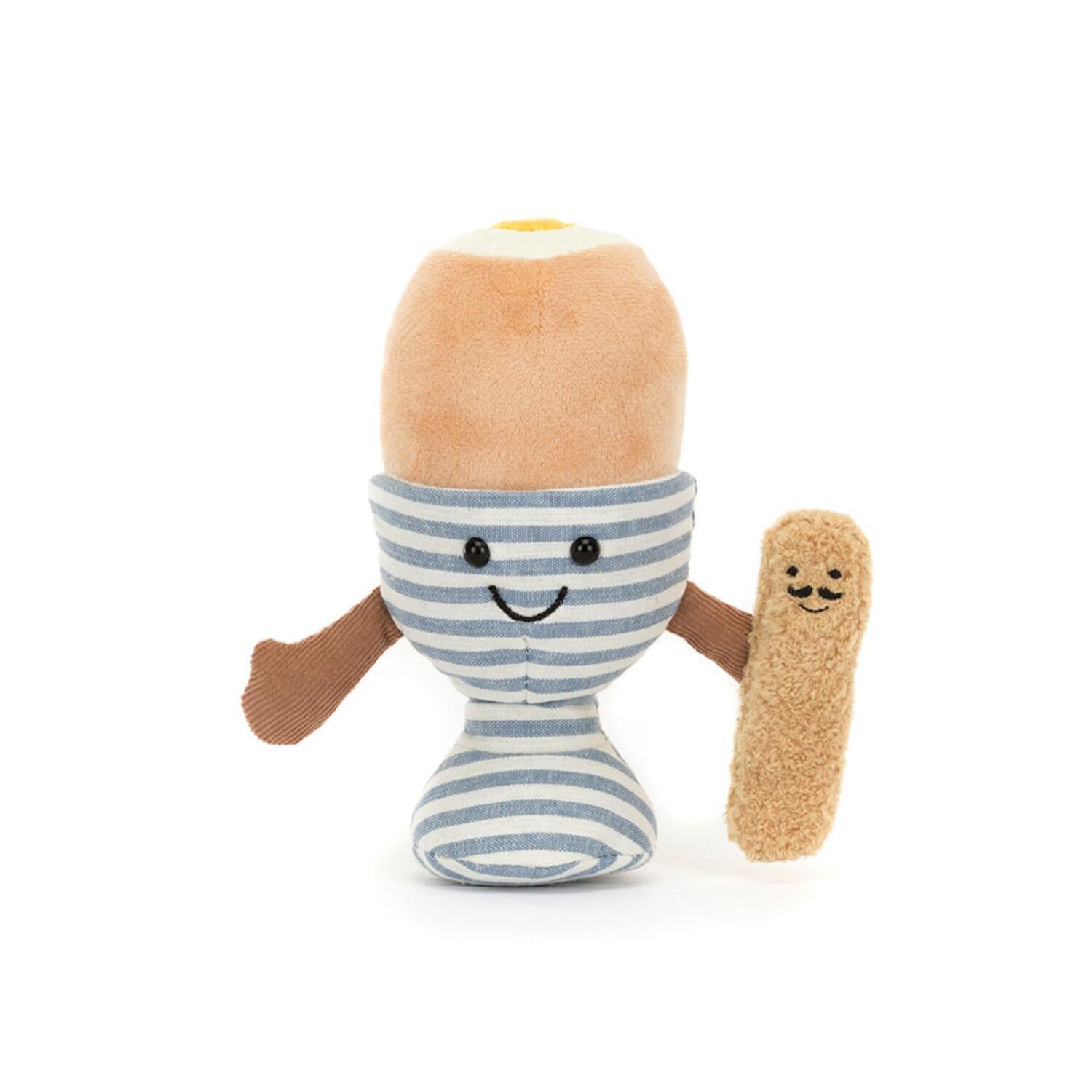 Kuscheltier Ei Eggetha Egg & Lance Soldier "Amuseable" - 16 cm (Bunt) Jellycat
