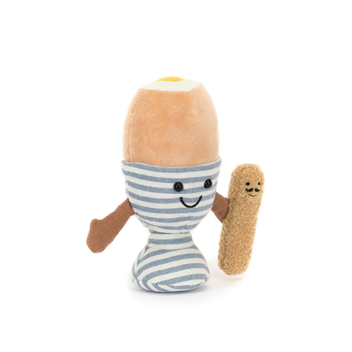 Kuscheltier Ei Eggetha Egg & Lance Soldier "Amuseable" - 16 cm (Bunt) Jellycat