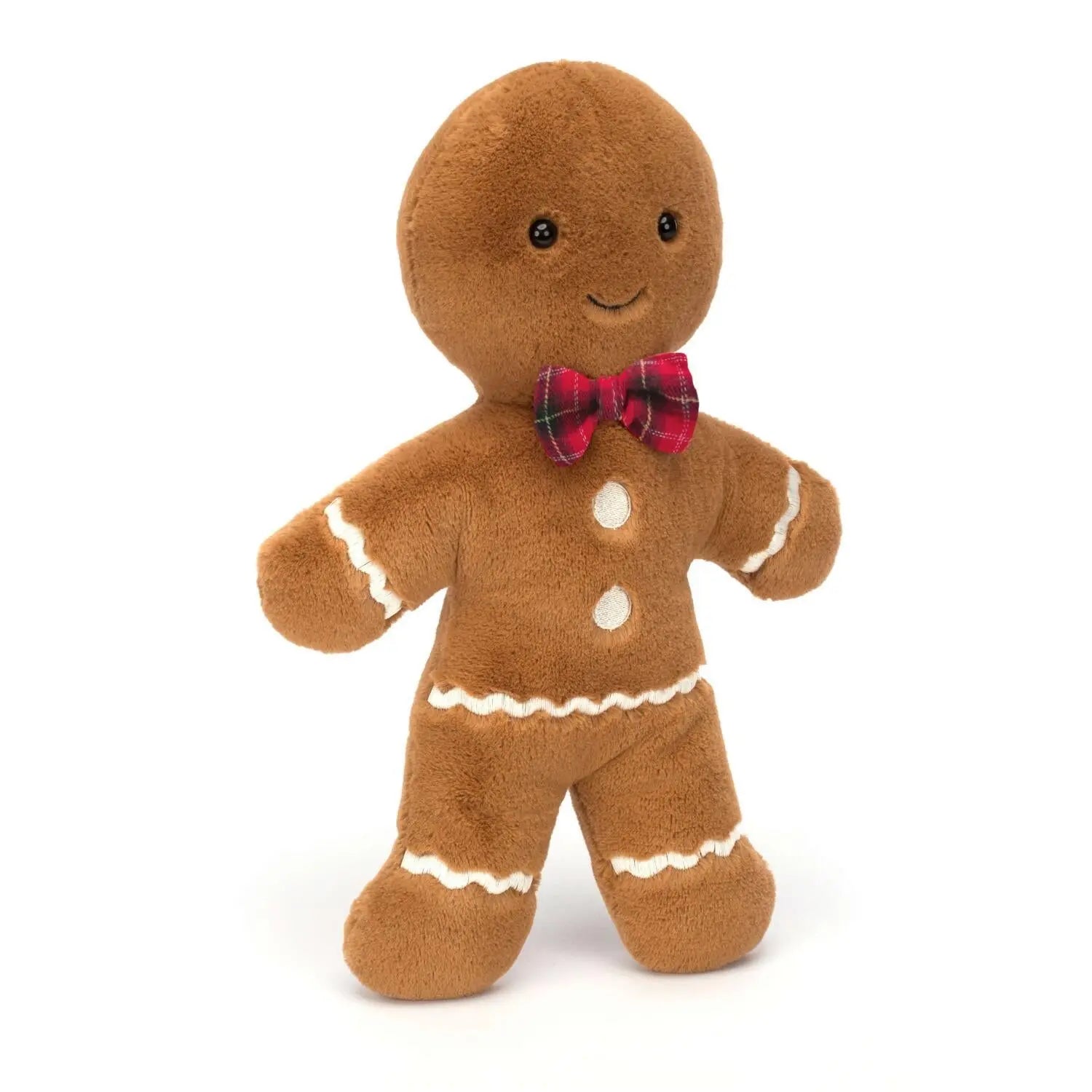 Kuscheltier Lebkuchenmann "Jolly Gingerbread Fred - New Design" - Large (Braun) Jellycat