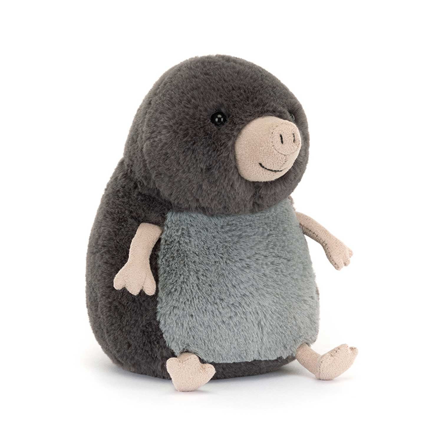 Kuscheltier Maulwurf "Muswell" - 15 cm (Grau) Jellycat