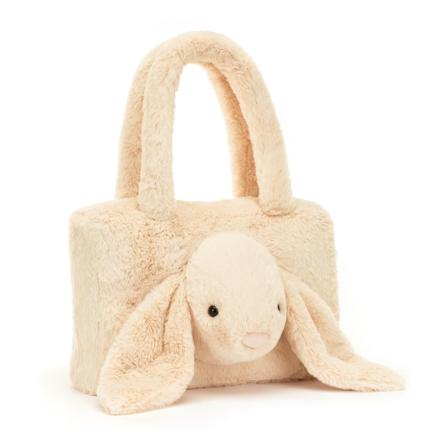 Kuscheltier Tasche "Smudge Rabbit" - 24x36x8 cm (Creme) Jellycat