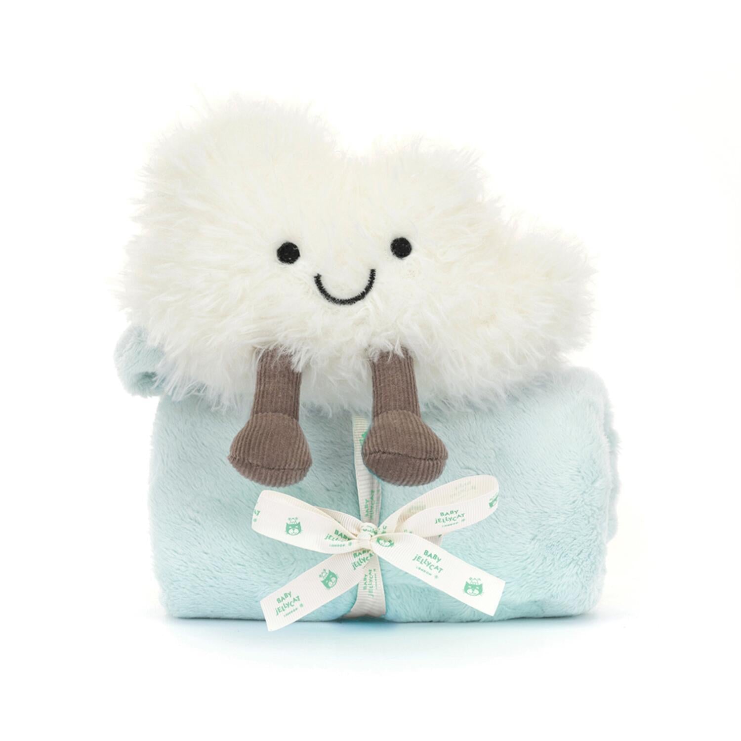 Kuscheldecke Wolke "Amuseables" - 34x34 cm (Creme) Jellycat