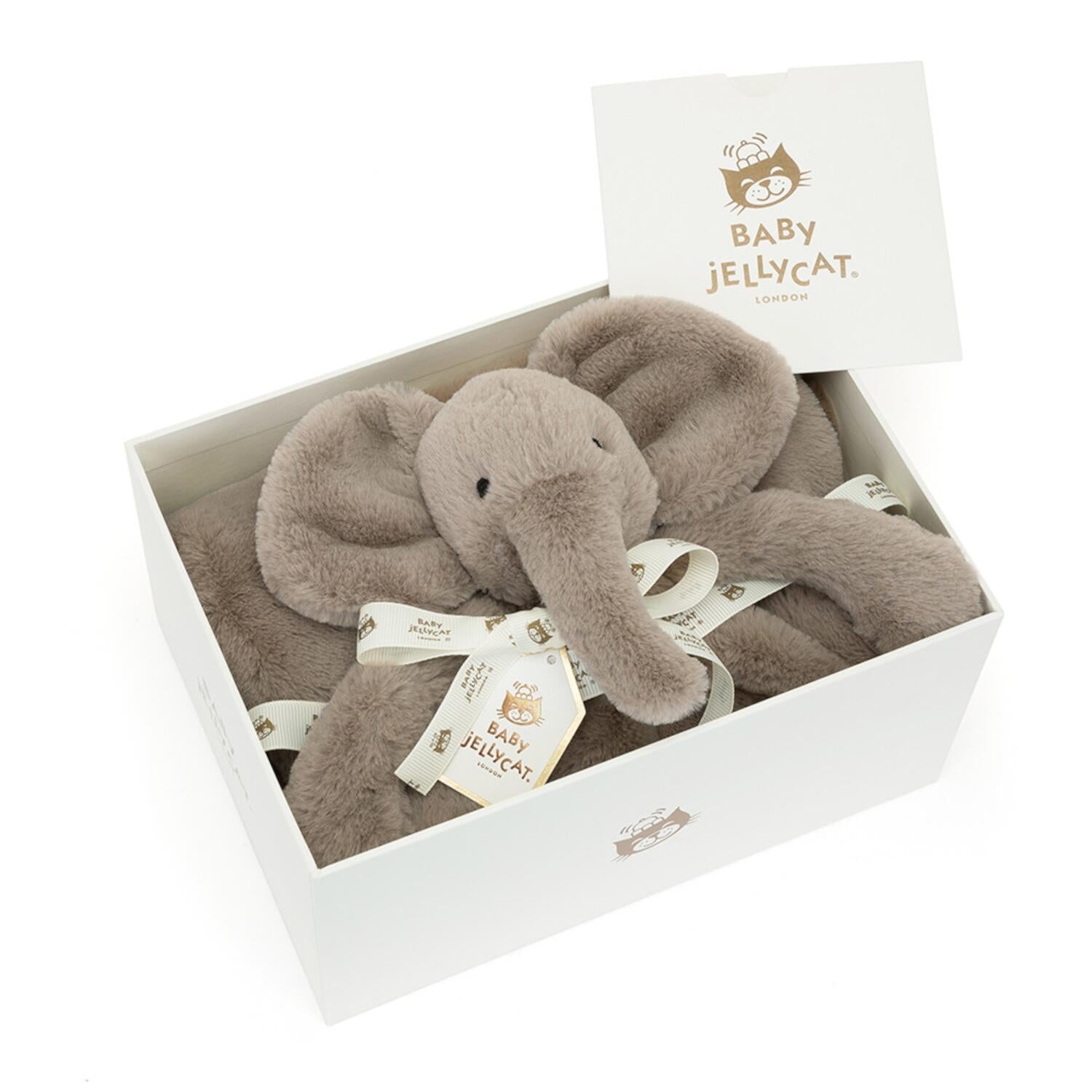 Kuscheldecke Elefant "Smudge" - 70x56 cm (Grau) Jellycat