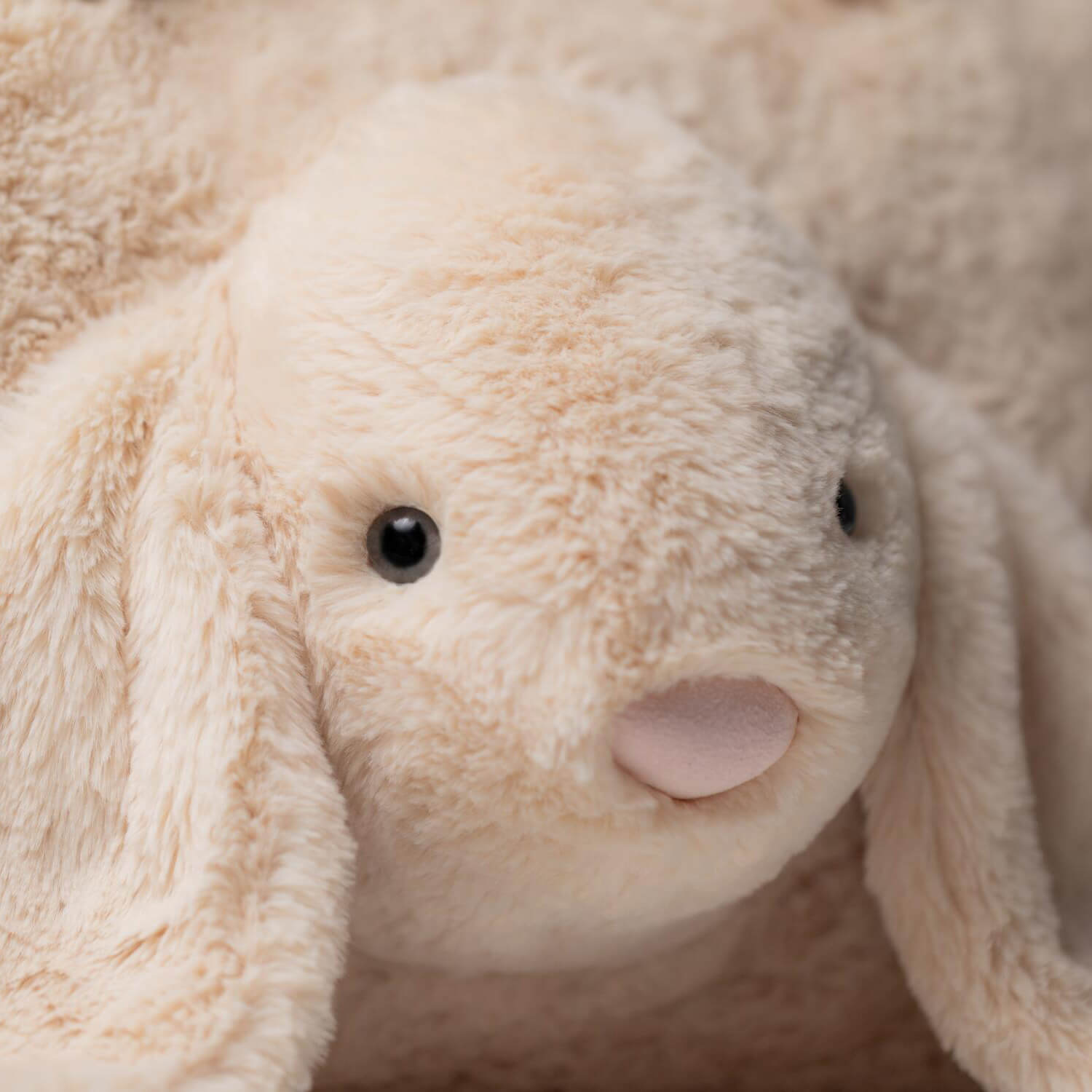 Kuscheltier Tasche "Smudge Rabbit" - 24x36x8 cm (Creme) Jellycat