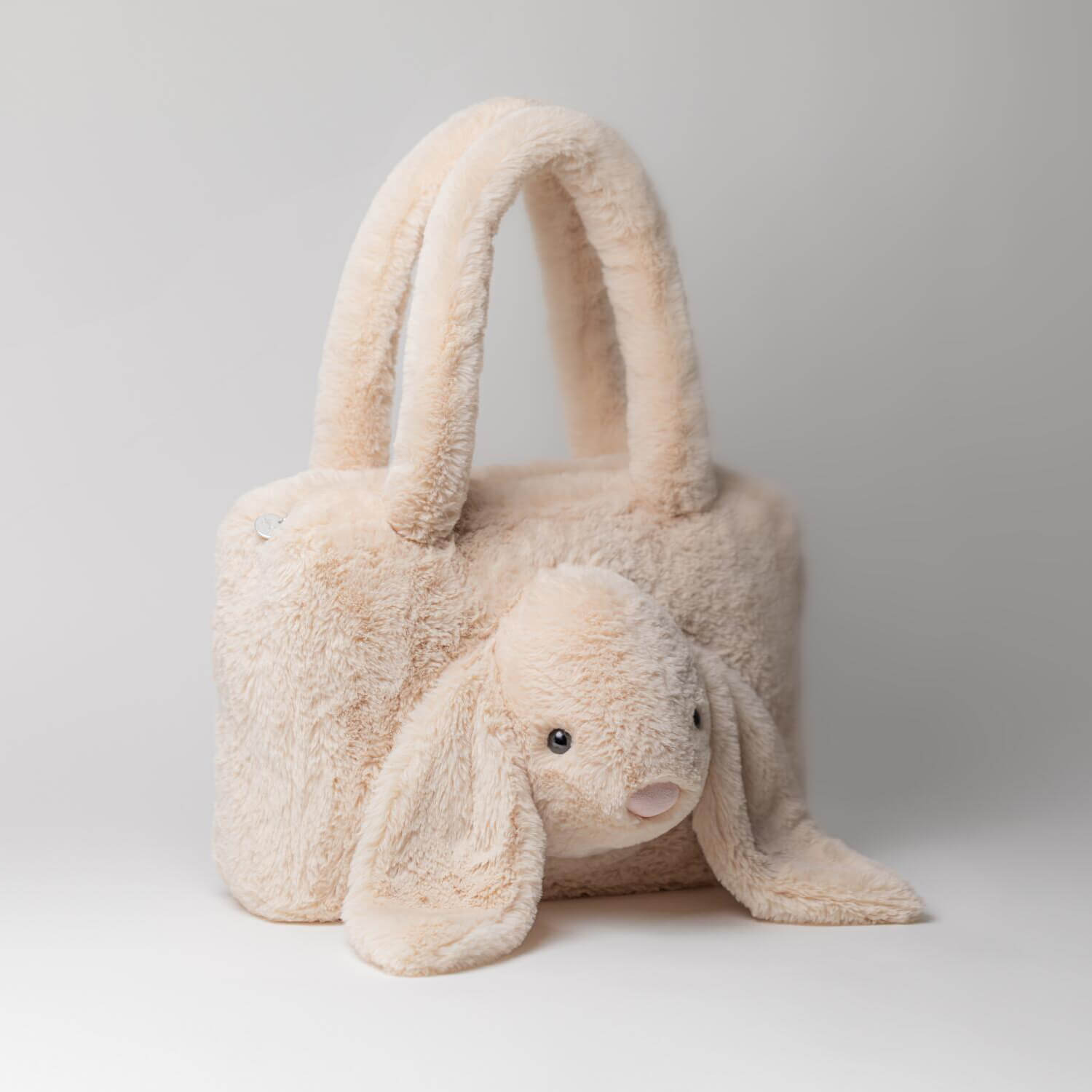 Kuscheltier Tasche "Smudge Rabbit" - 24x36x8 cm (Creme) Jellycat