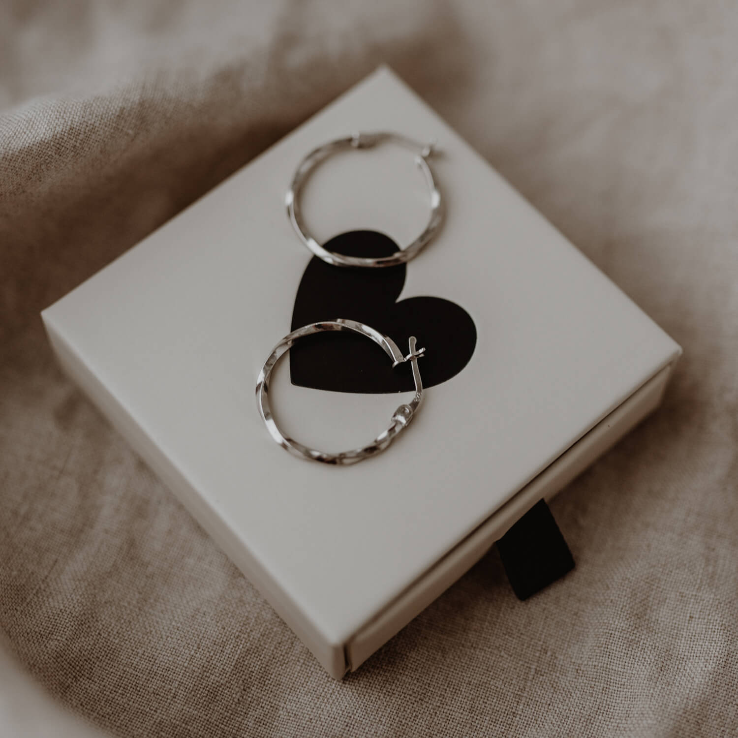 Creole "Marina" - 2,4 cm (Silber) Eulenschnitt