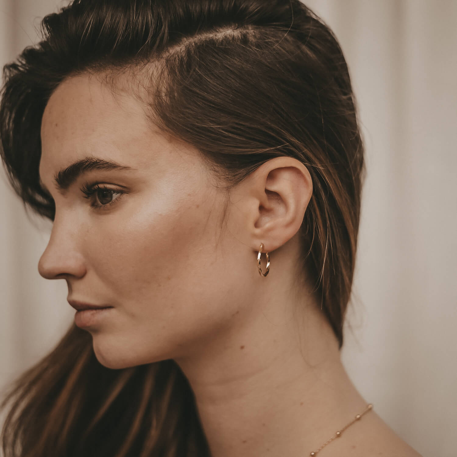 Creole "Marina" - 1,9 cm (Gold) Eulenschnitt