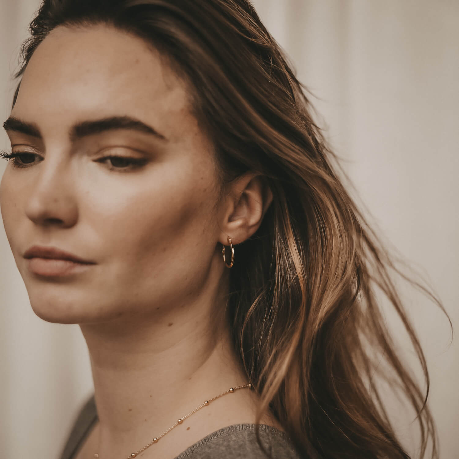 Creole "Marina" - 1,9 cm (Gold) Eulenschnitt