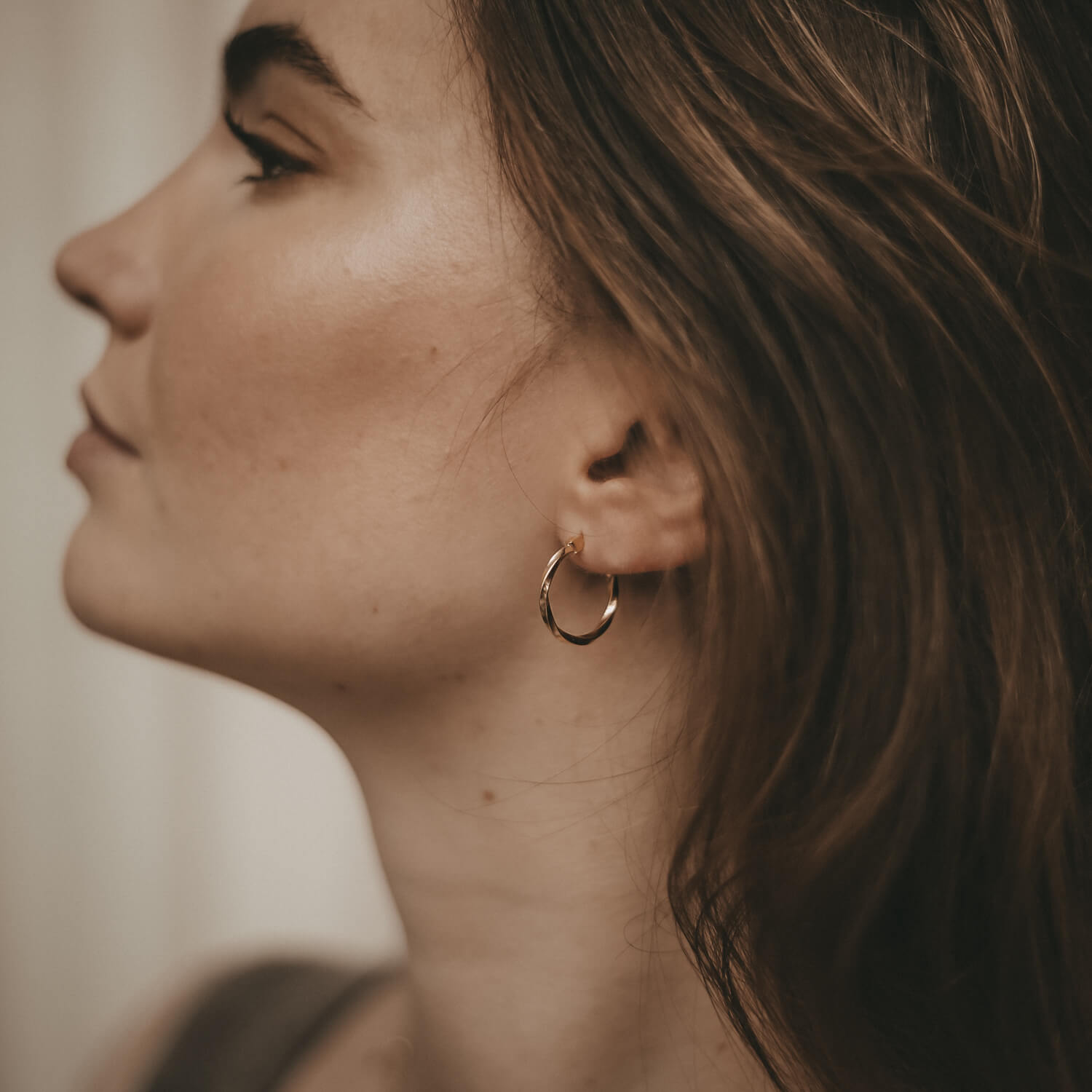 Creole "Marina" - 1,9 cm (Gold) Eulenschnitt