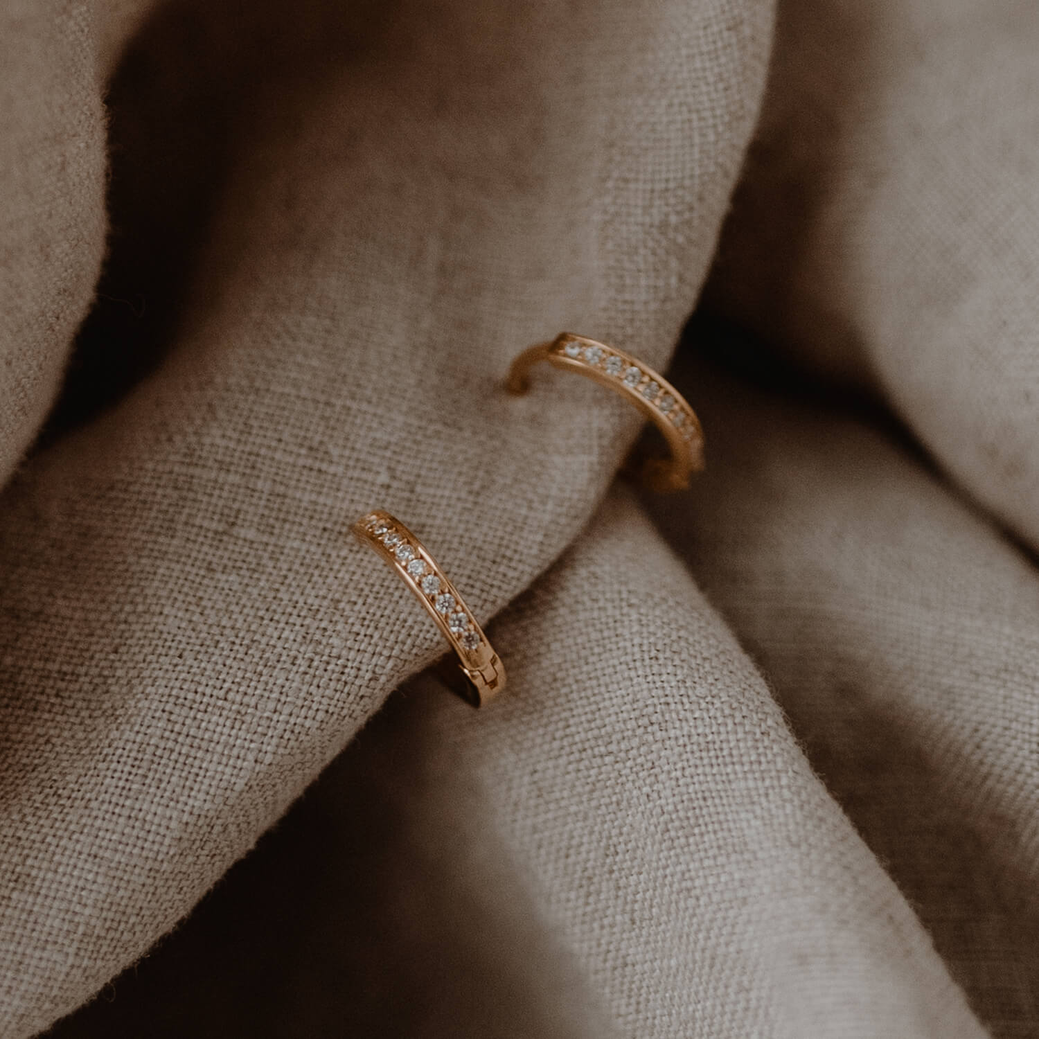 Creole "Lara" - 1,1 cm (Gold) Eulenschnitt