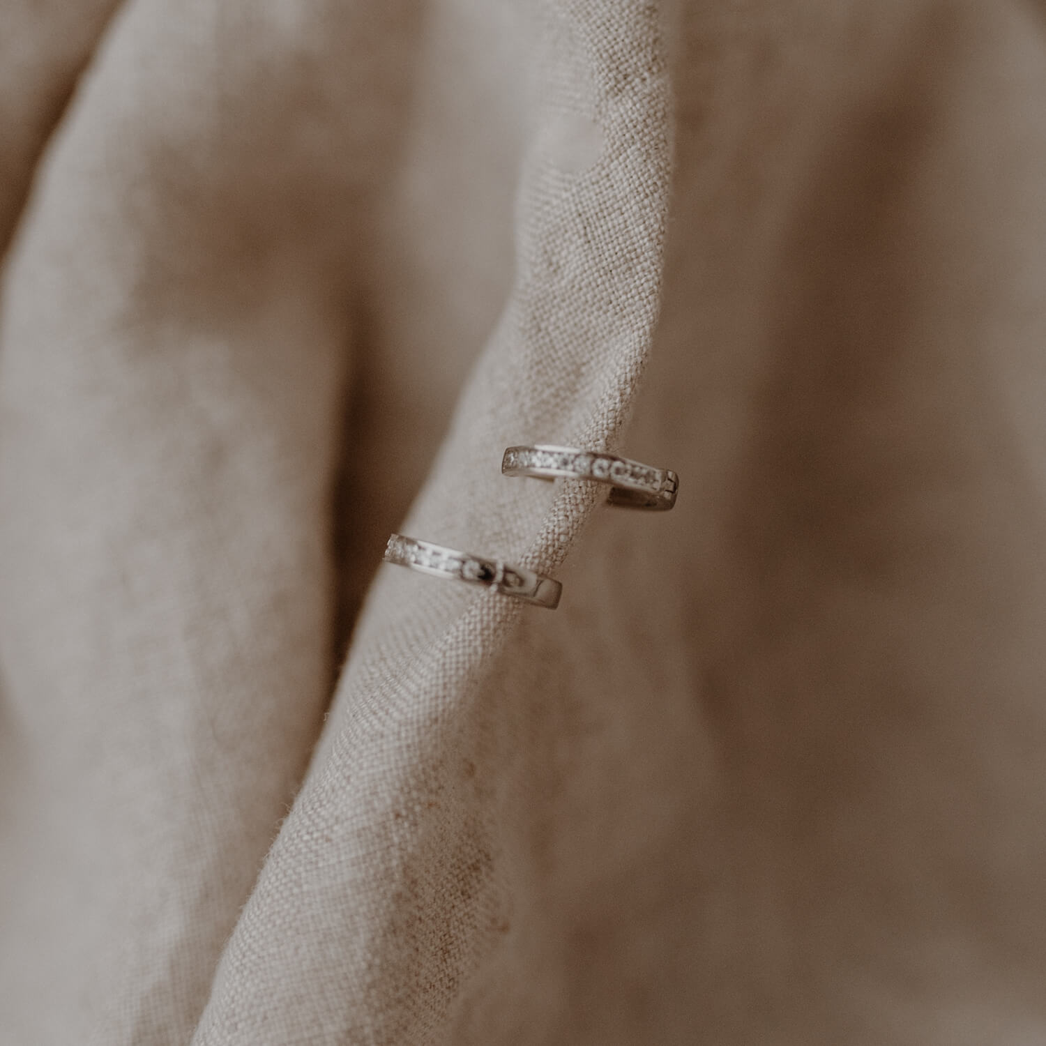 Creole "Lara" - 1,1 cm (Silber) Eulenschnitt