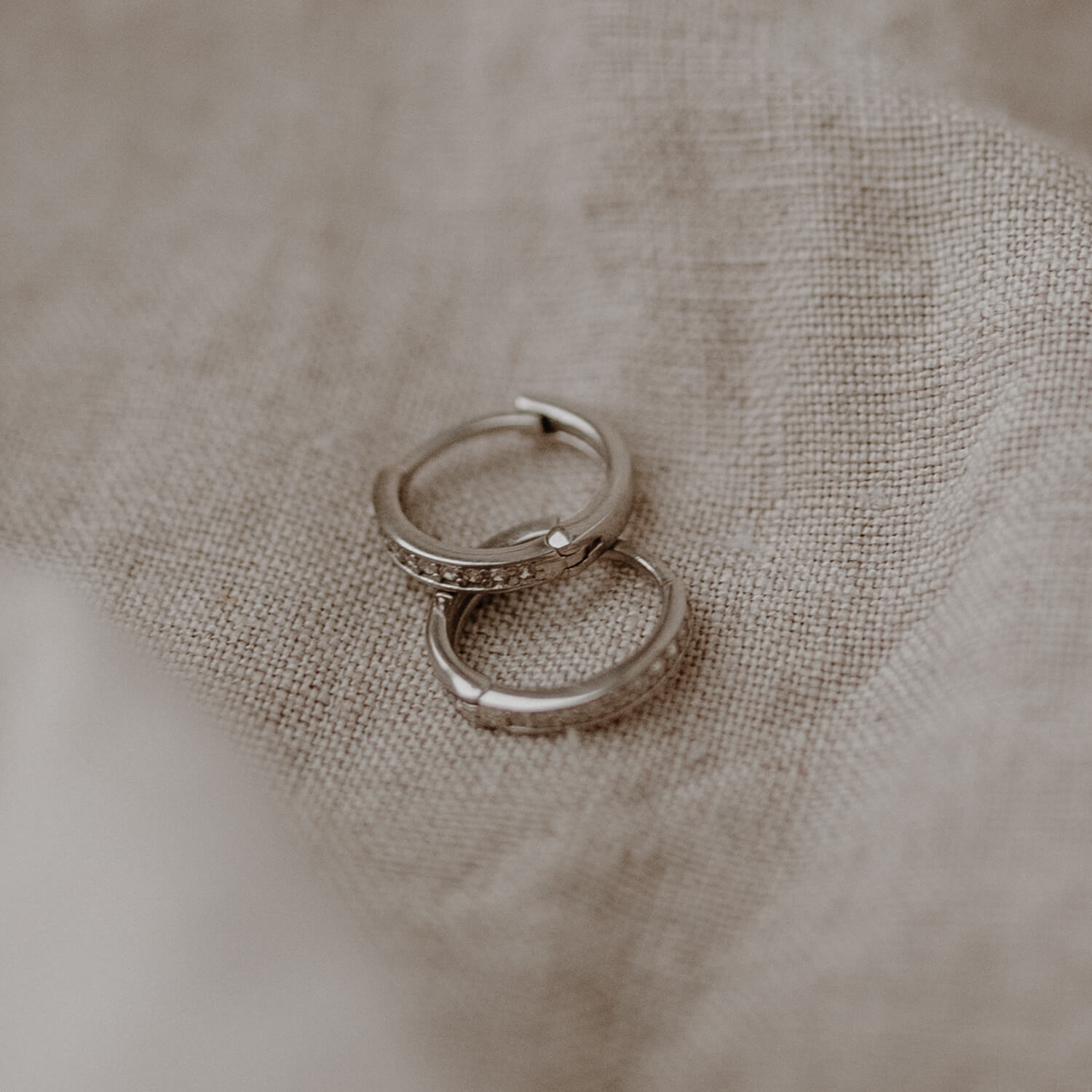 Creole "Lara" - 1,1 cm (Silber) Eulenschnitt