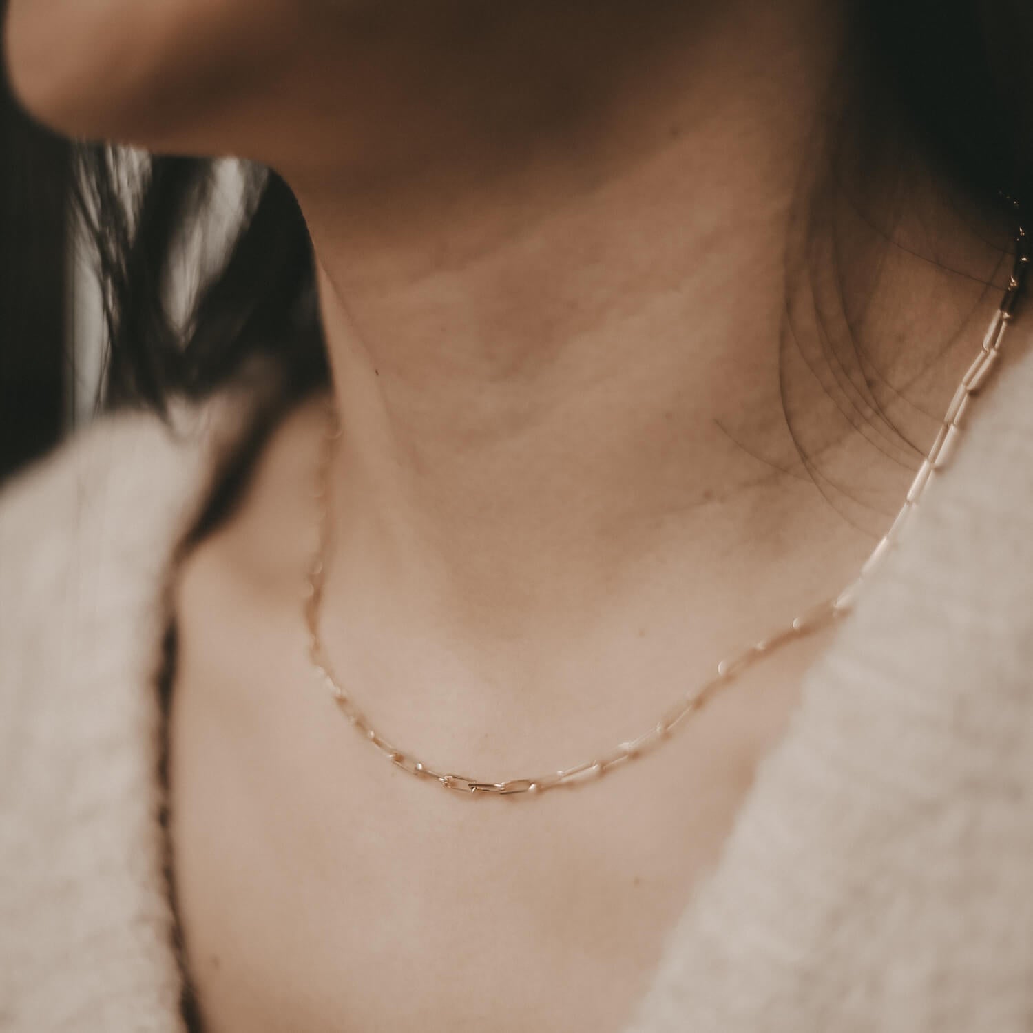 Ankerkette "Vivi" - 39-44 cm (Gold) Eulenschnitt