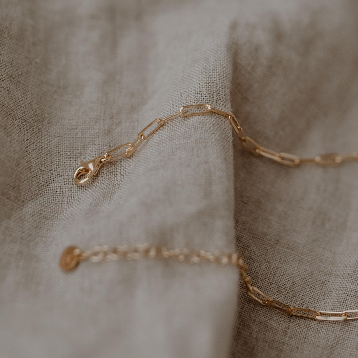 Ankerkette "Vivi" - 39-44 cm (Gold) Eulenschnitt