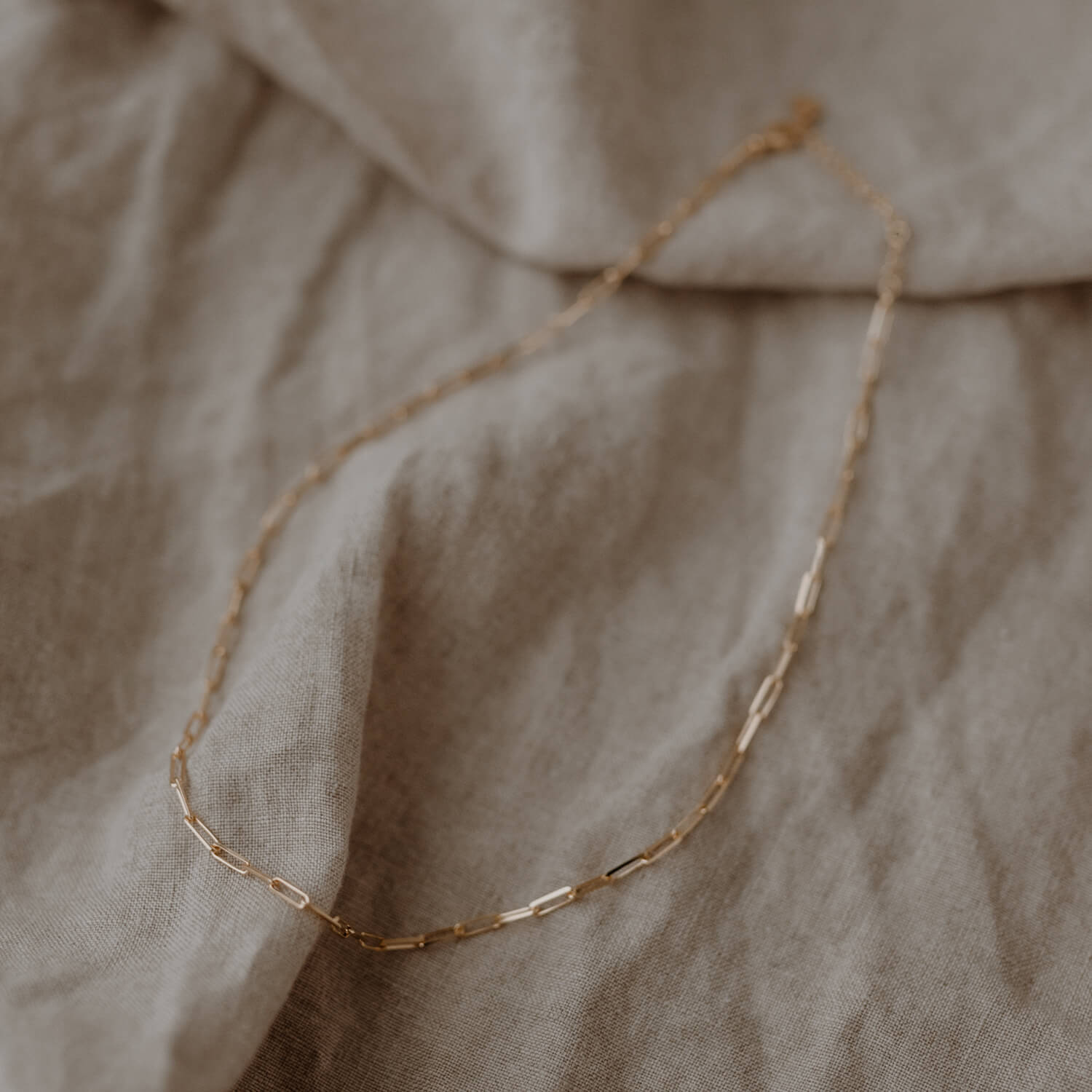 Ankerkette "Vivi" - 39-44 cm (Gold) Eulenschnitt