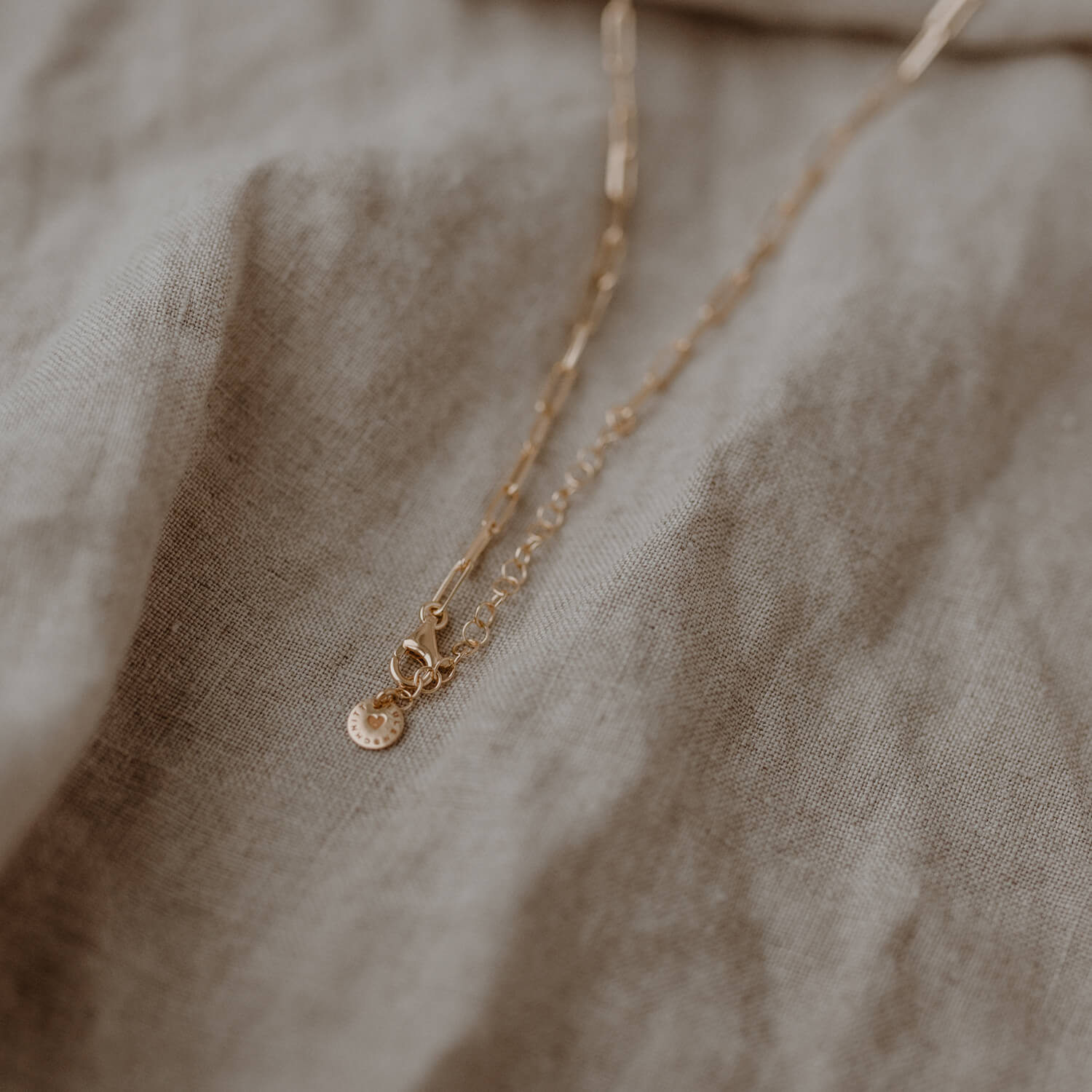 Ankerkette "Vivi" - 39-44 cm (Gold) Eulenschnitt