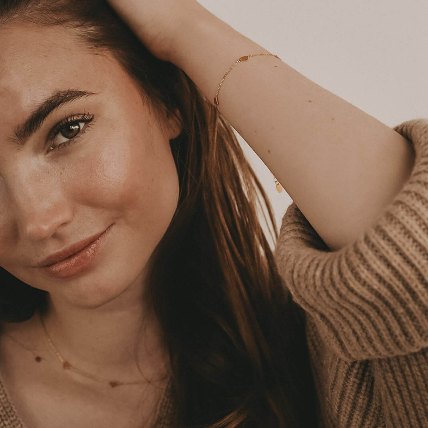 Armband "Lisa" - 15-20,5 cm (Gold) Eulenschnitt