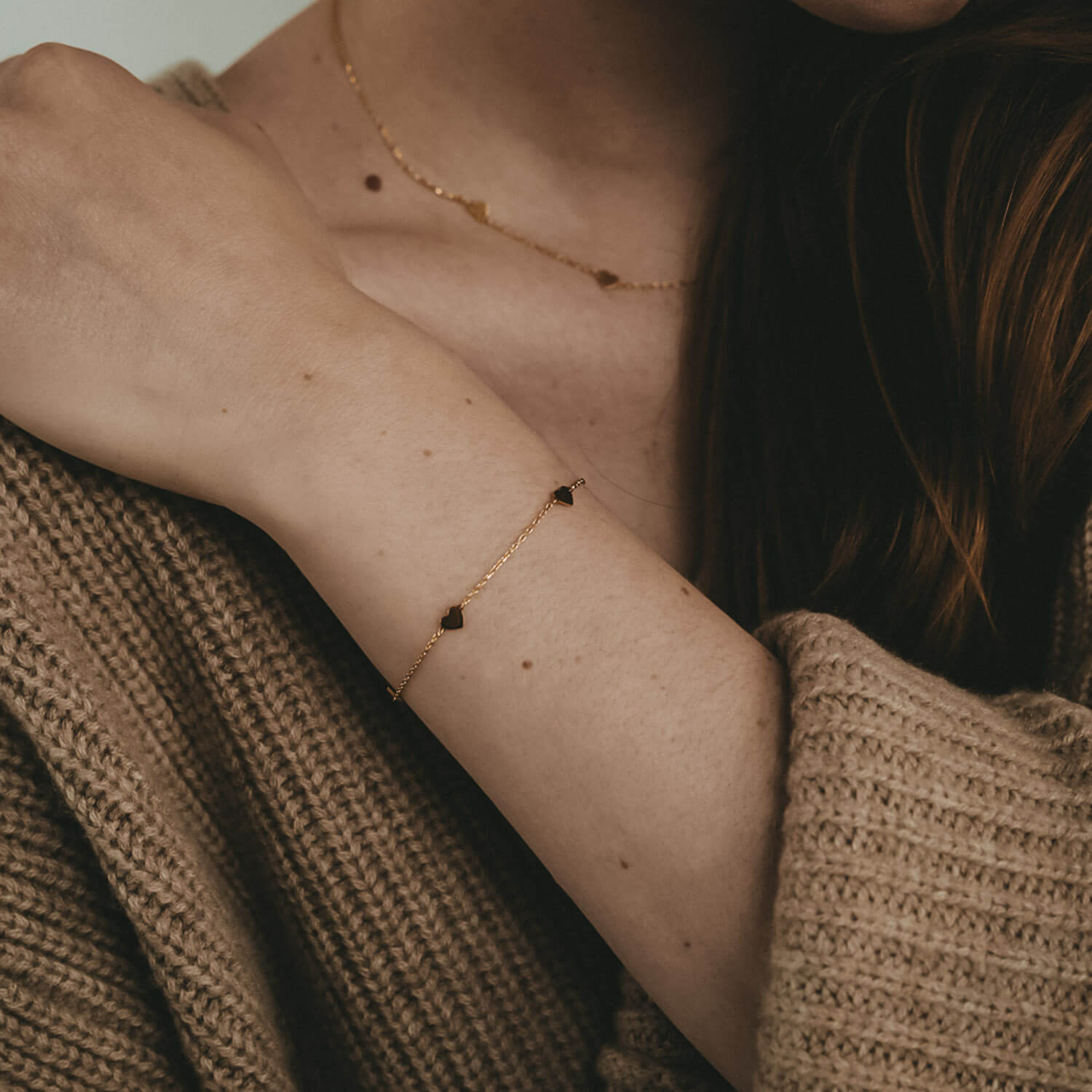 Armband "Lisa" - 15-20,5 cm (Gold) Eulenschnitt