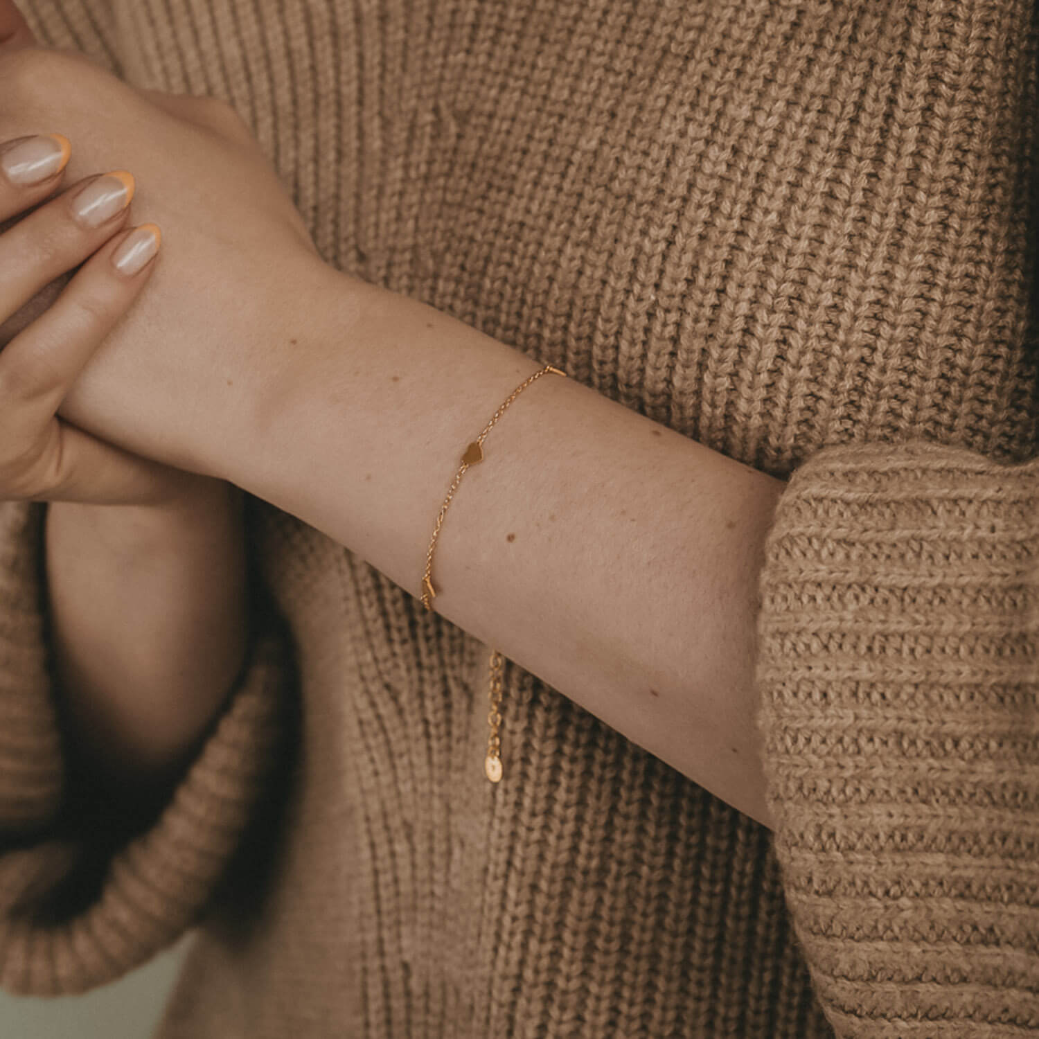 Armband "Lisa" - 15-20,5 cm (Gold) Eulenschnitt