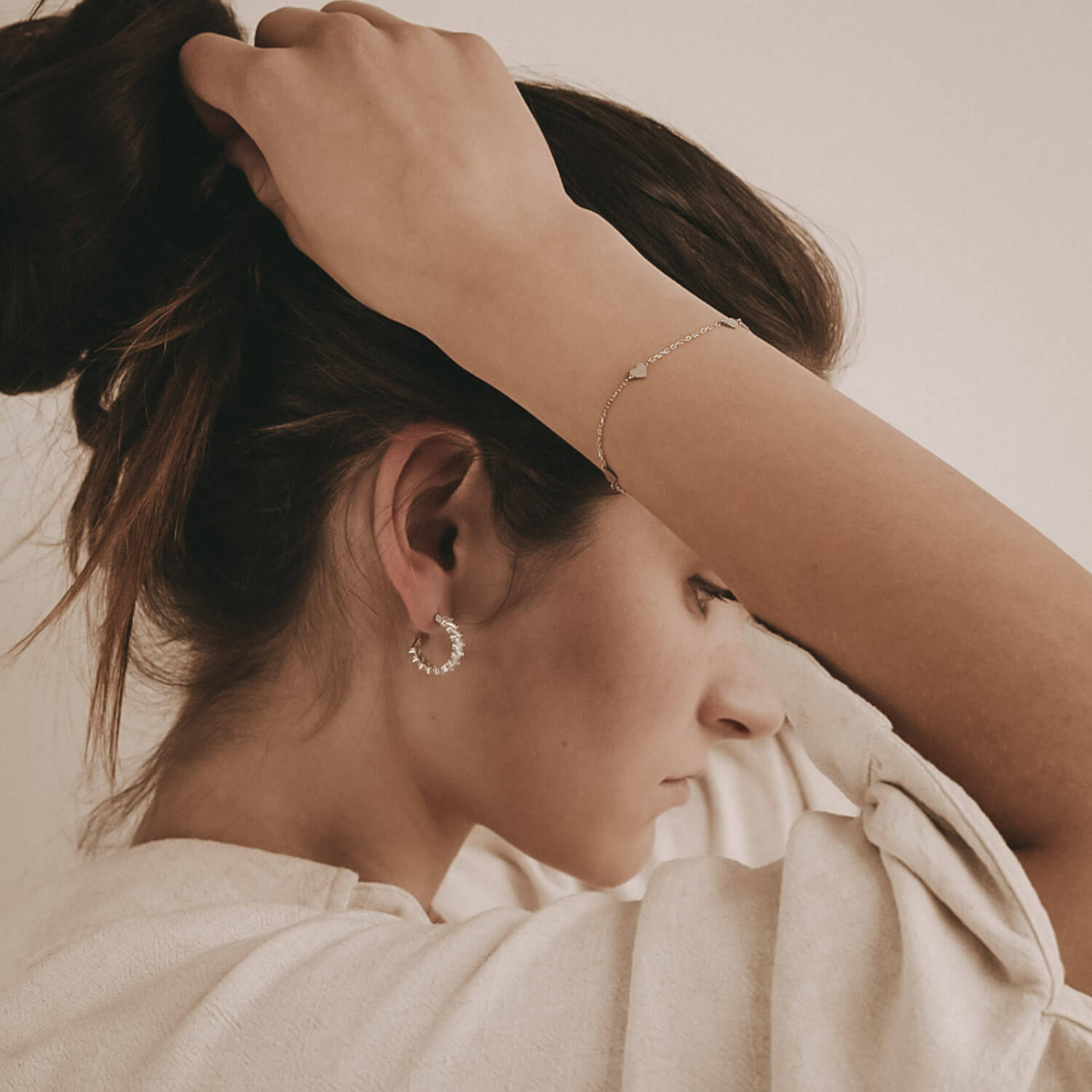 Armband "Lisa" - 15-20,5 cm (Silber) Eulenschnitt