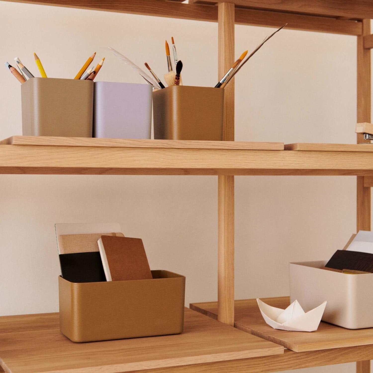 Aufbewahrungsbox im 2er-Set "Jamal" - L (Golden Caramel) Liewood