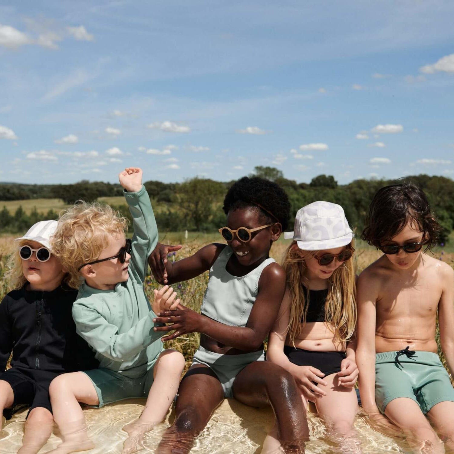 Kinder-Sonnenbrille "Ruben" (Whale Blue) Liewood