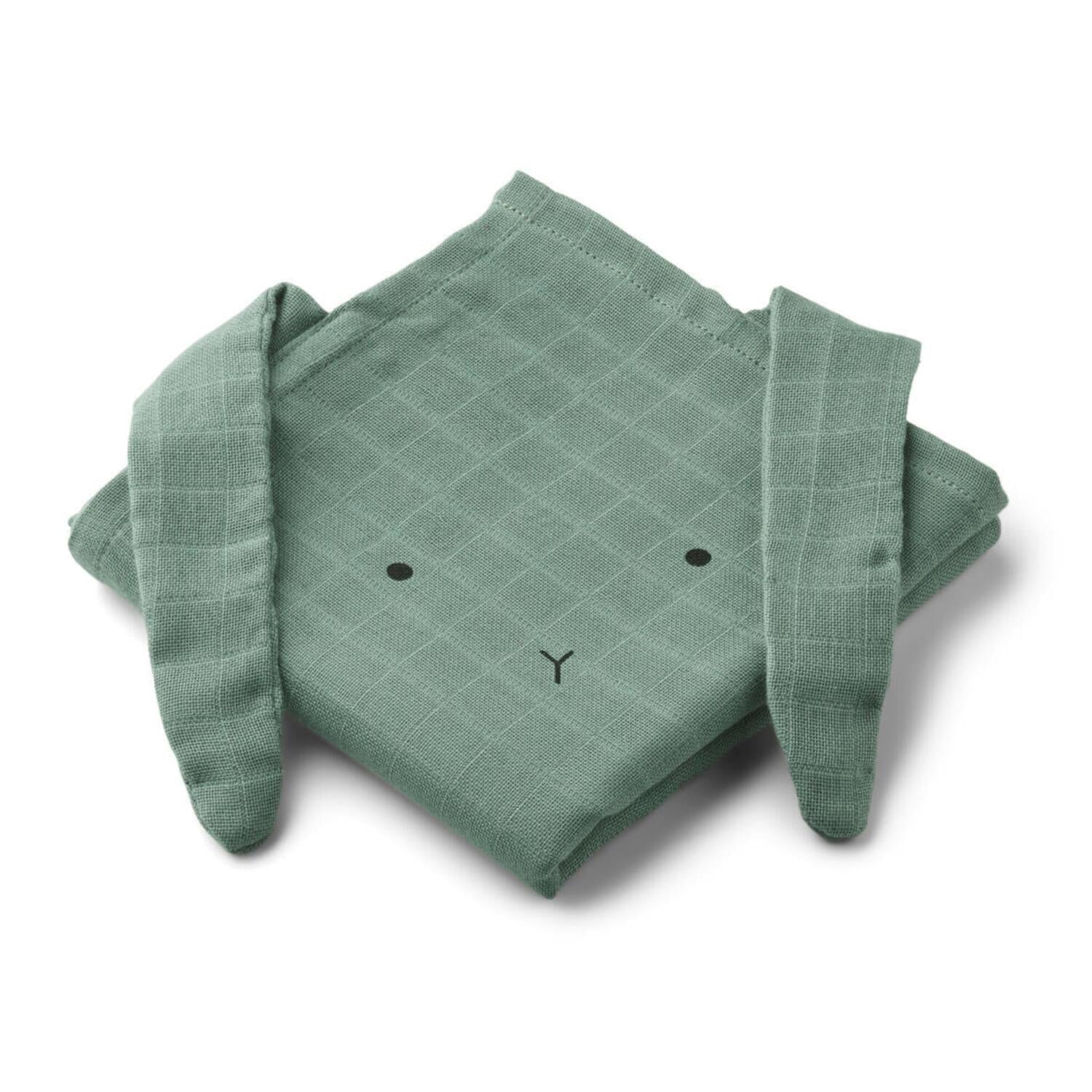 Spucktücher "Hannah Hase" (Peppermint) im 2er-Set Liewood