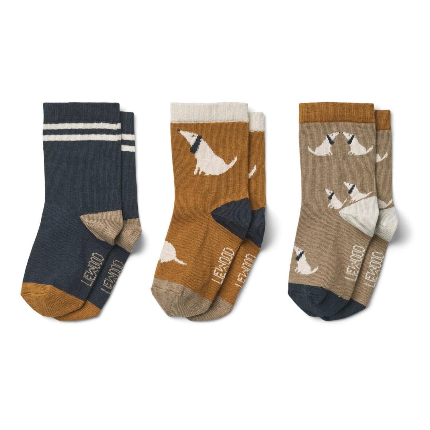 Kindersocken aus Baumwolle "Silas - Dog" Liewood