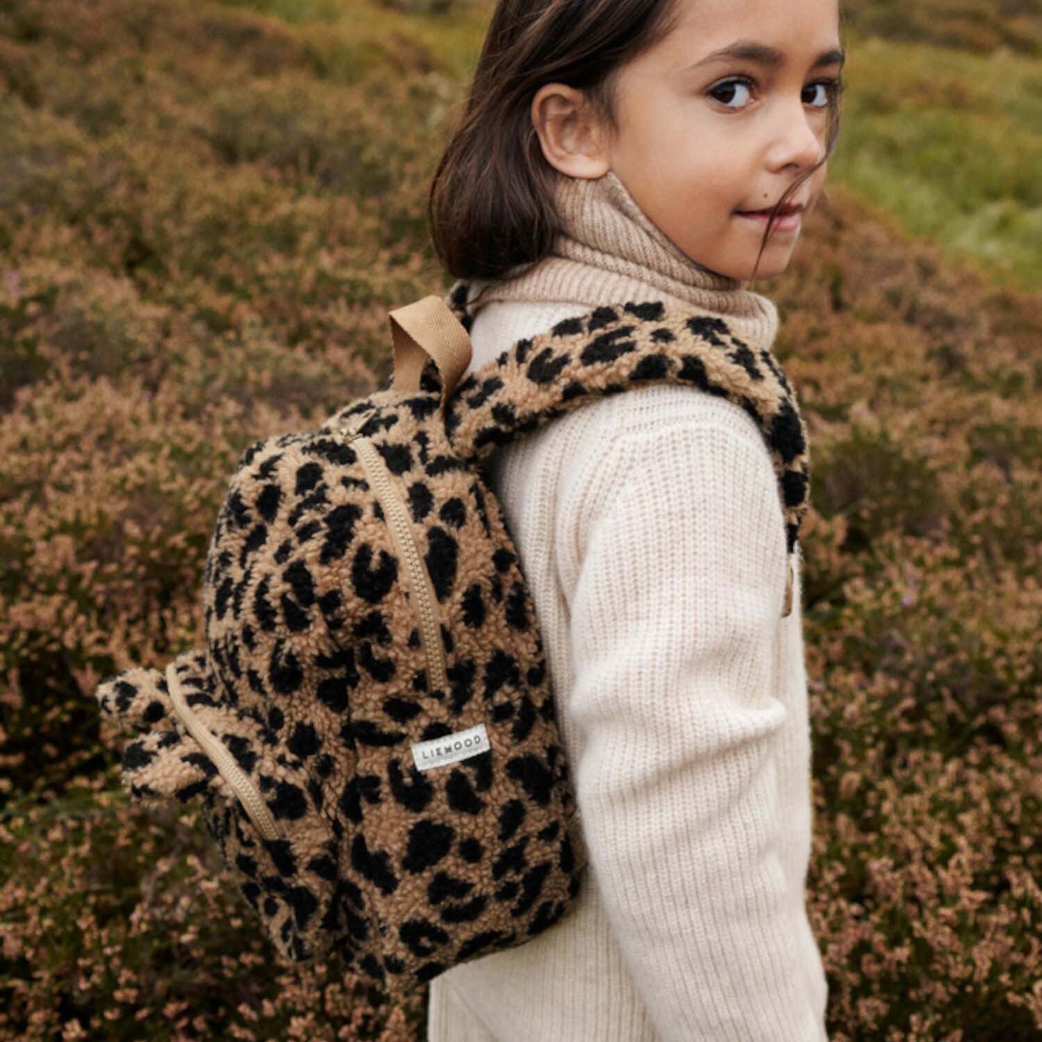 Rucksack "Allan Pile - Mega Leo" - 23x11 cm (Oat Mix) Liewood