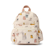 Rucksack "Andreas - Cats and Dogs" - 11x23x27 cm (Sandy) Liewood