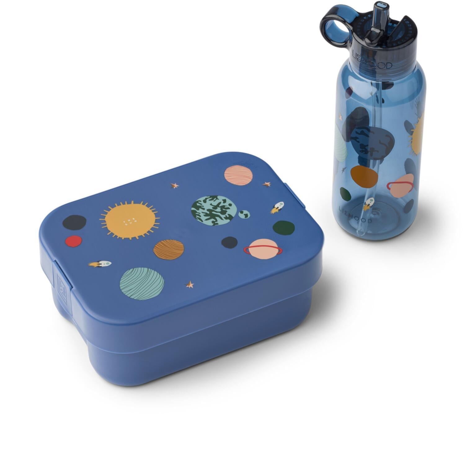 Lunchbox Set "Chelsey - Universe" (Classic Navy) Liewood
