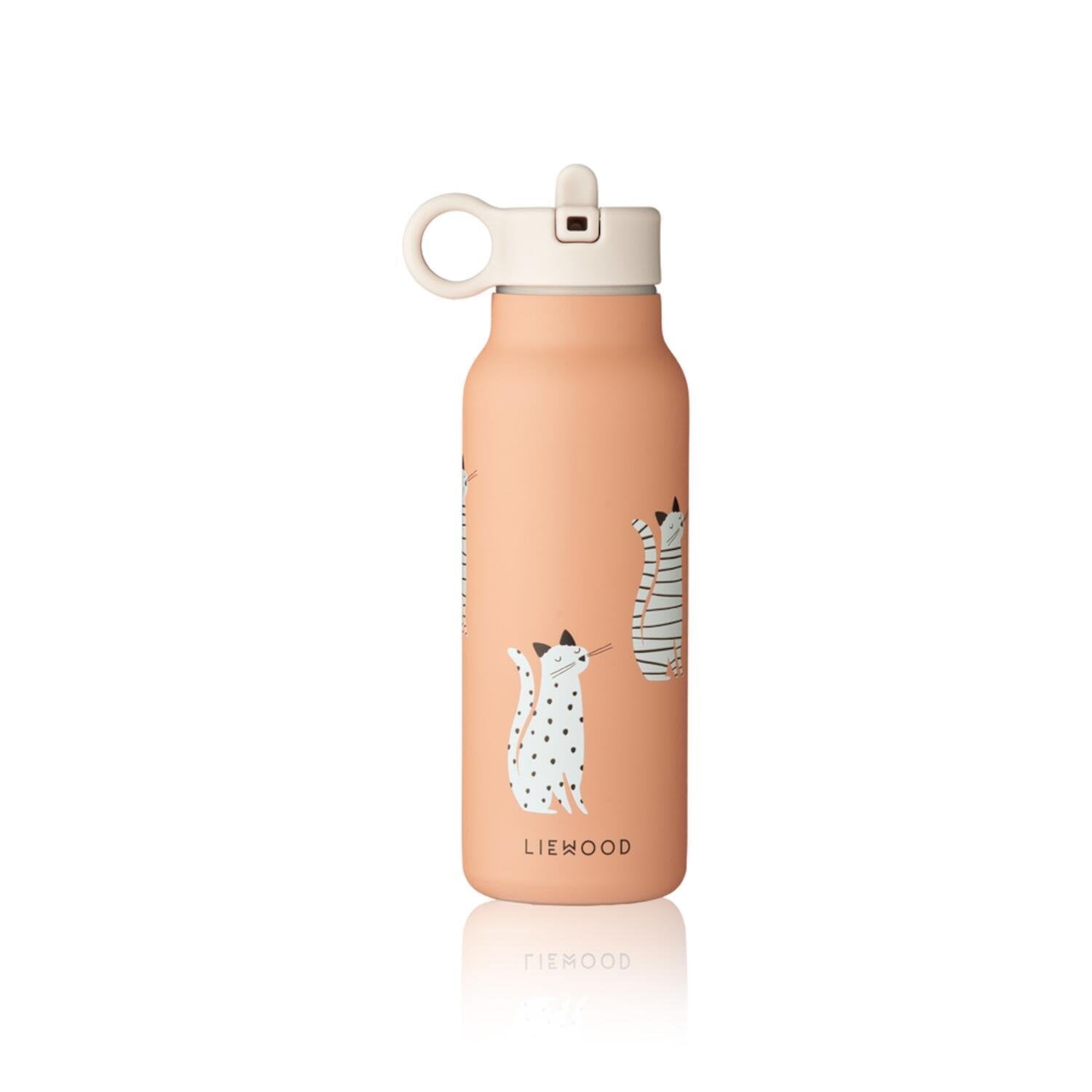 Wasserflasche "Cat" - 350 ml (Tuscany rose) Liewood