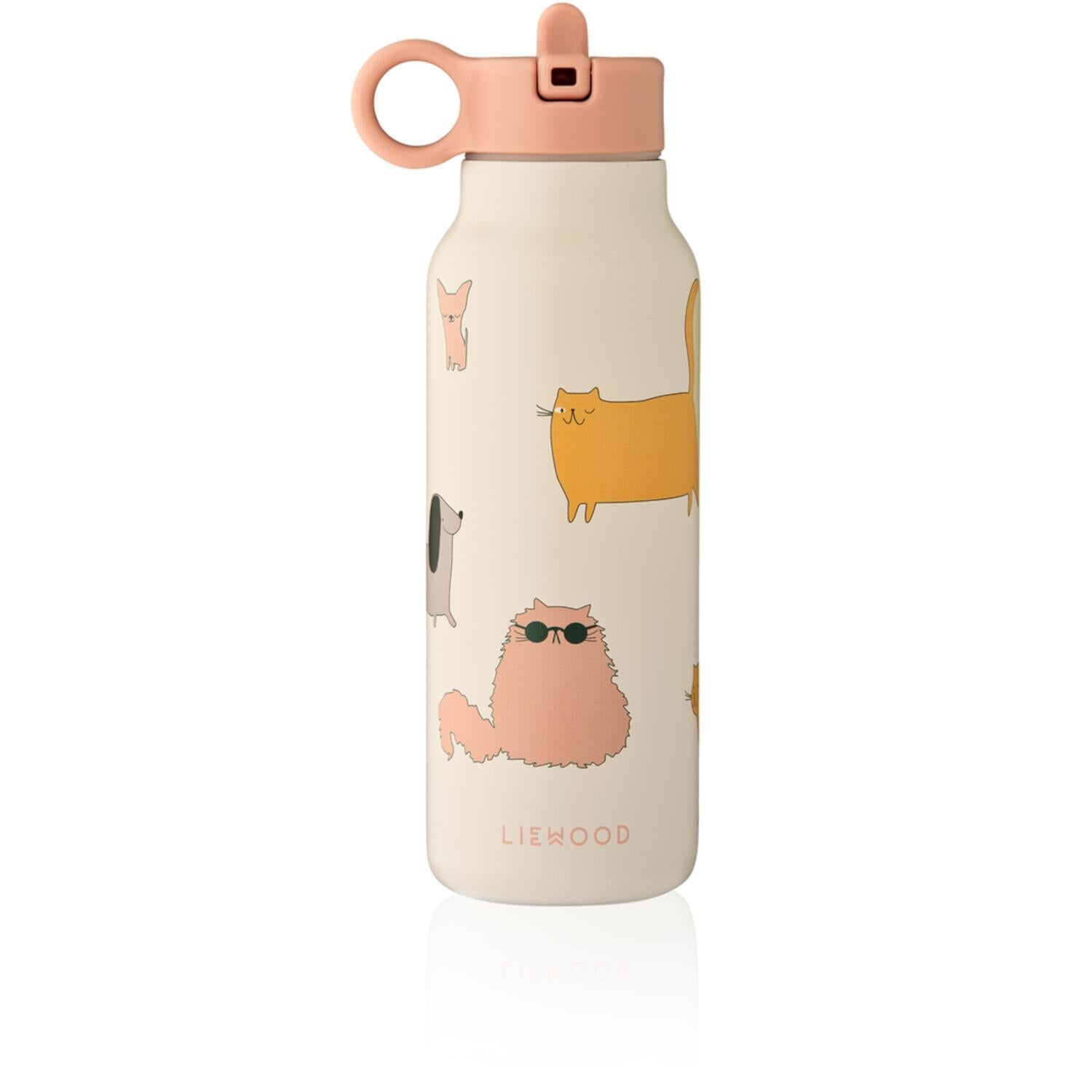 Wasserflasche "Falk - Cats and Dogs" - 350 ml (Sandy) Liewood