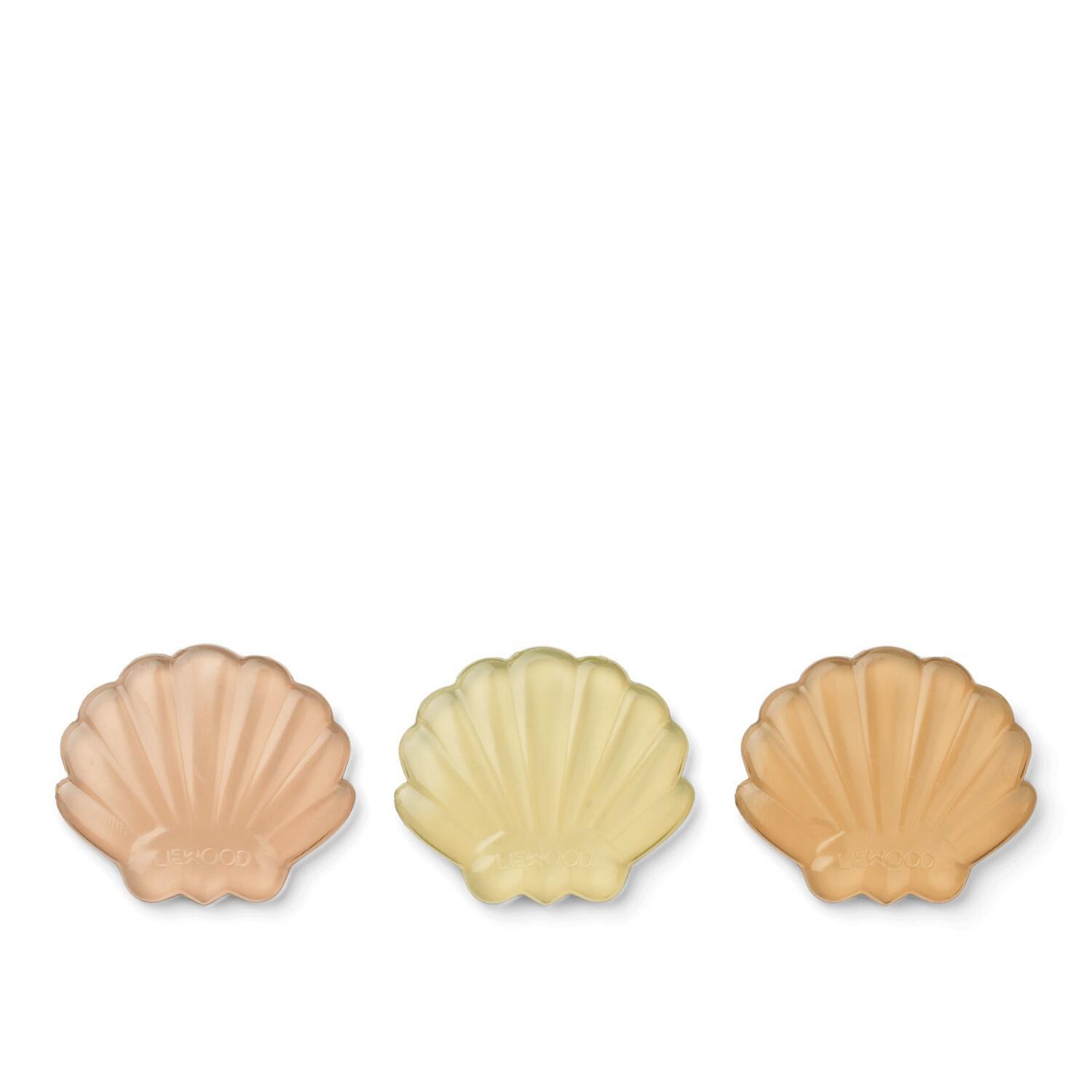 Lunchbox-Kühlelemente "Kayden - Seashell" im 3er-Set - 7x8 cm (Pale Tuscany Mix) Liewood
