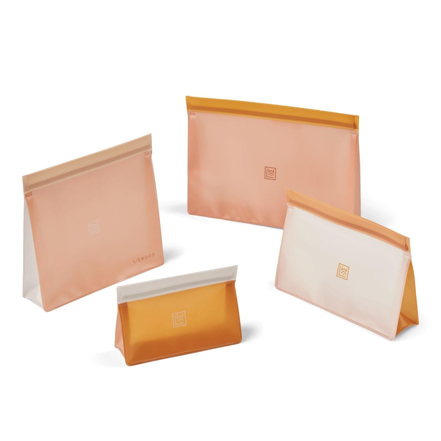 Mehrweg-Lebensmittelbeutel "Keith" im 4er-Set (Tuscany Rose Multi Mix) Liewood