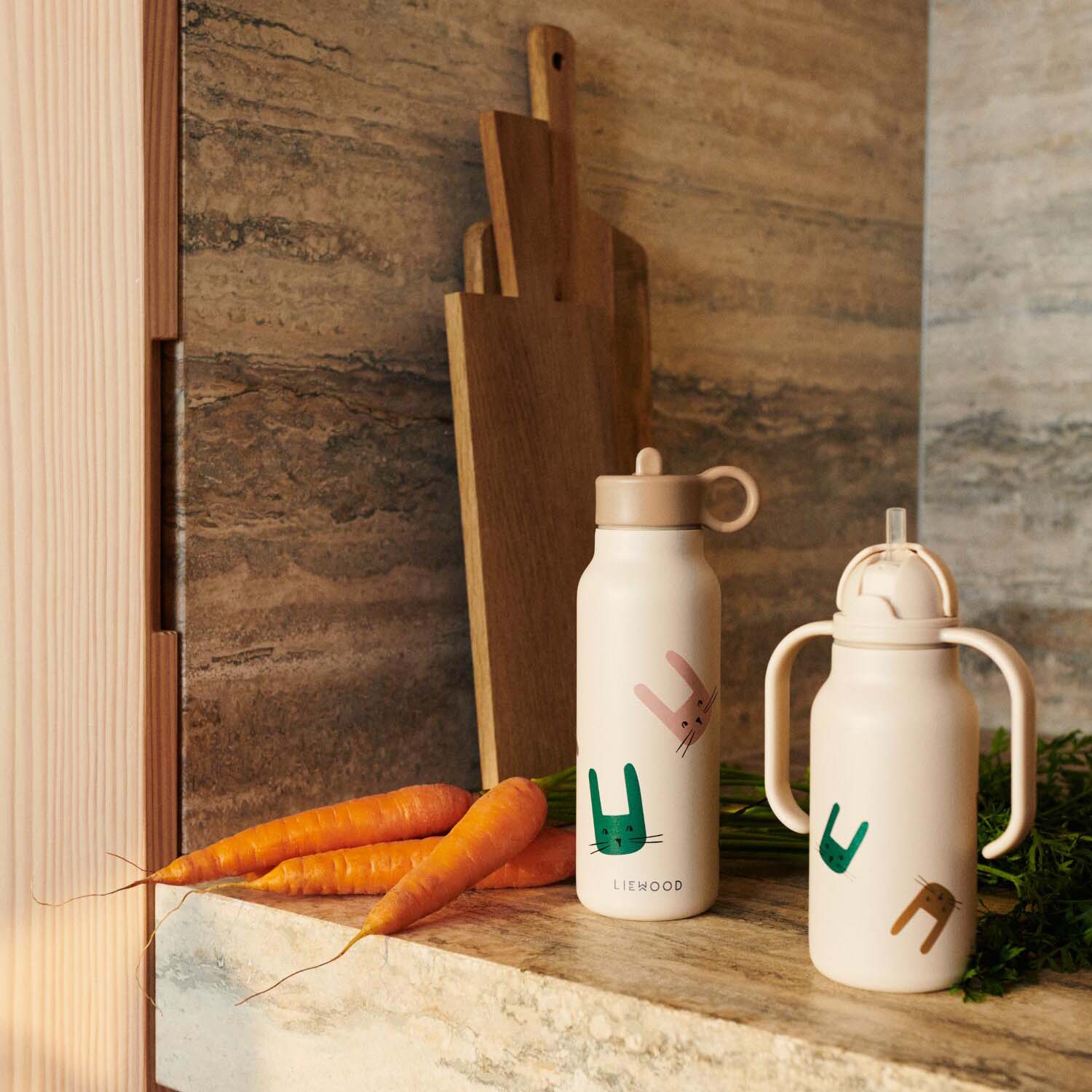 Wasserflasche "Falk - All Together" - 350 ml (Sandy) Liewood