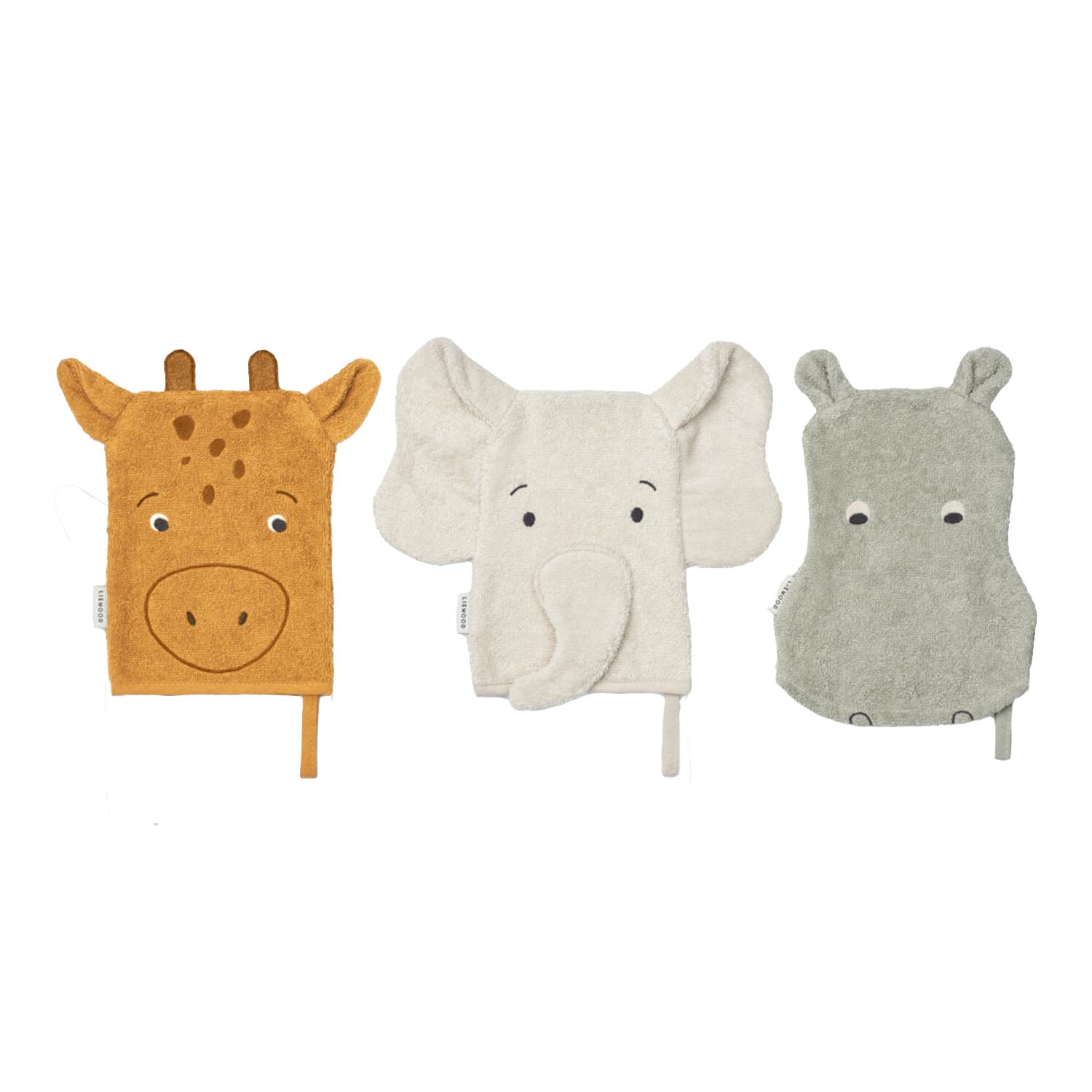 Waschlappen "Sylvester - All Together" im 3er-Set (Yellow Mellow Mix) Liewood