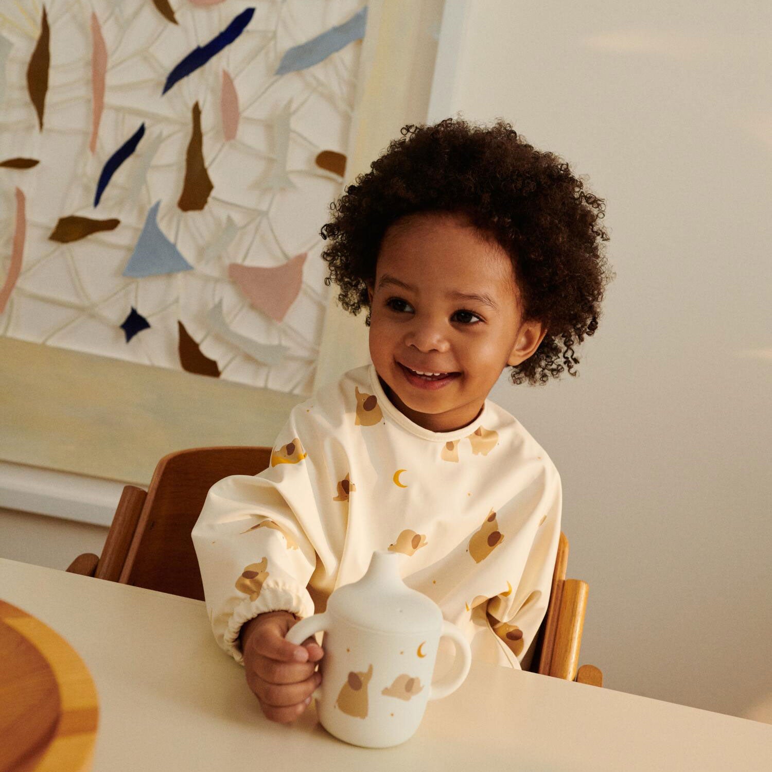 Cape Lätzchen "Merle - Elephant" (Creme de la Creme) Liewood