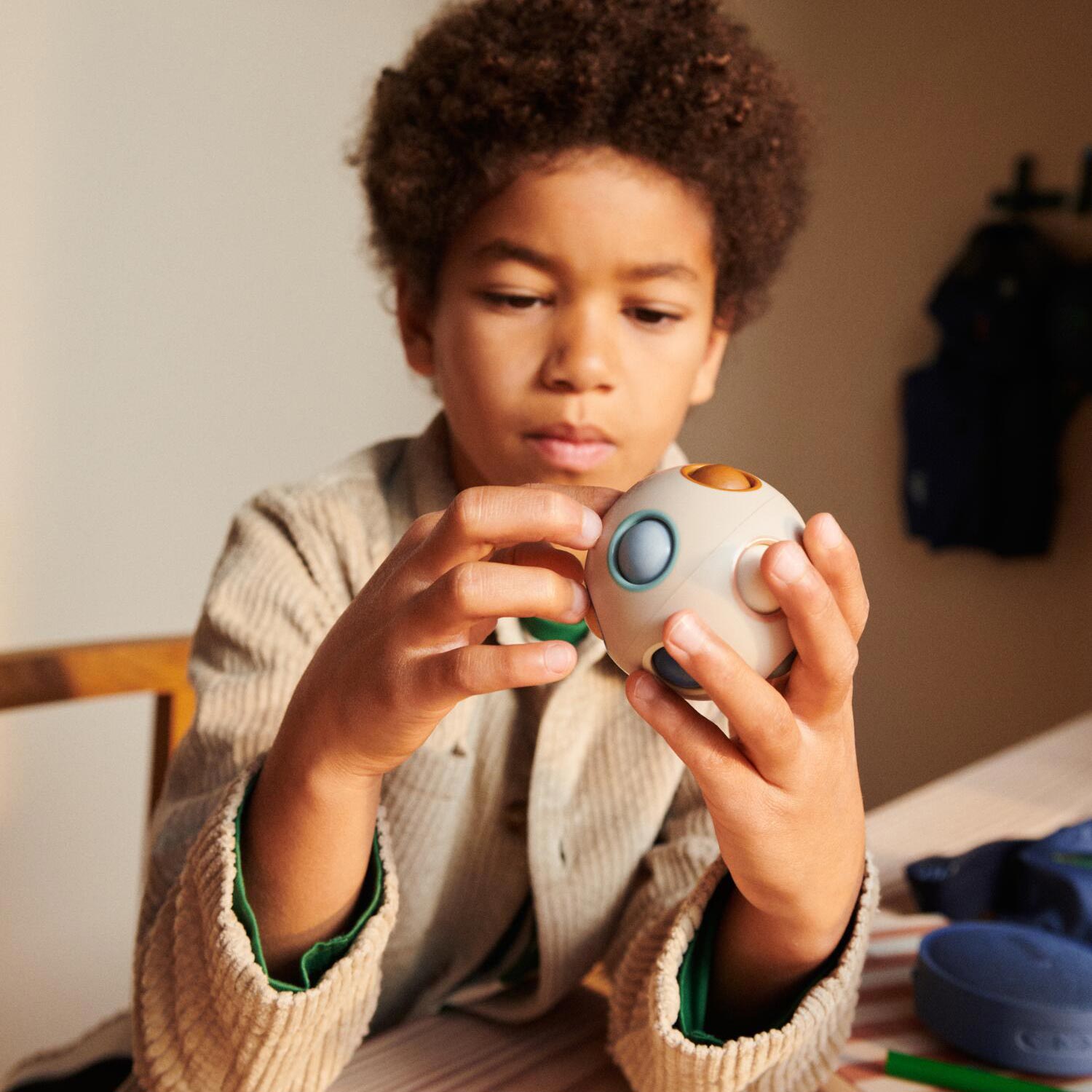 Puzzle Ball "Solene" im 2er-Set - 7 cm (Pale Tuscany Multi Mix) Liewood