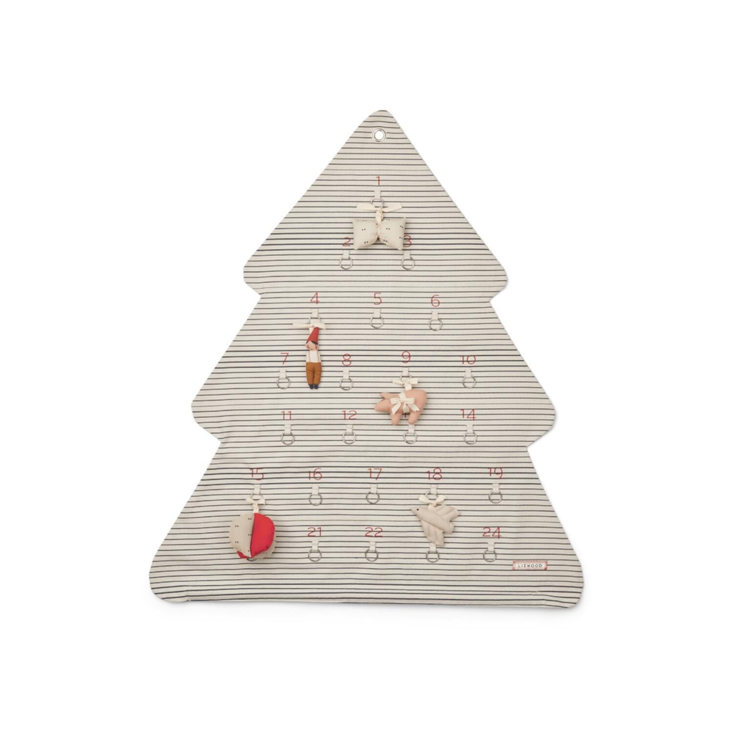 Adventskalender "Natalie" (Stripes Sandy/Classic navy) Liewood