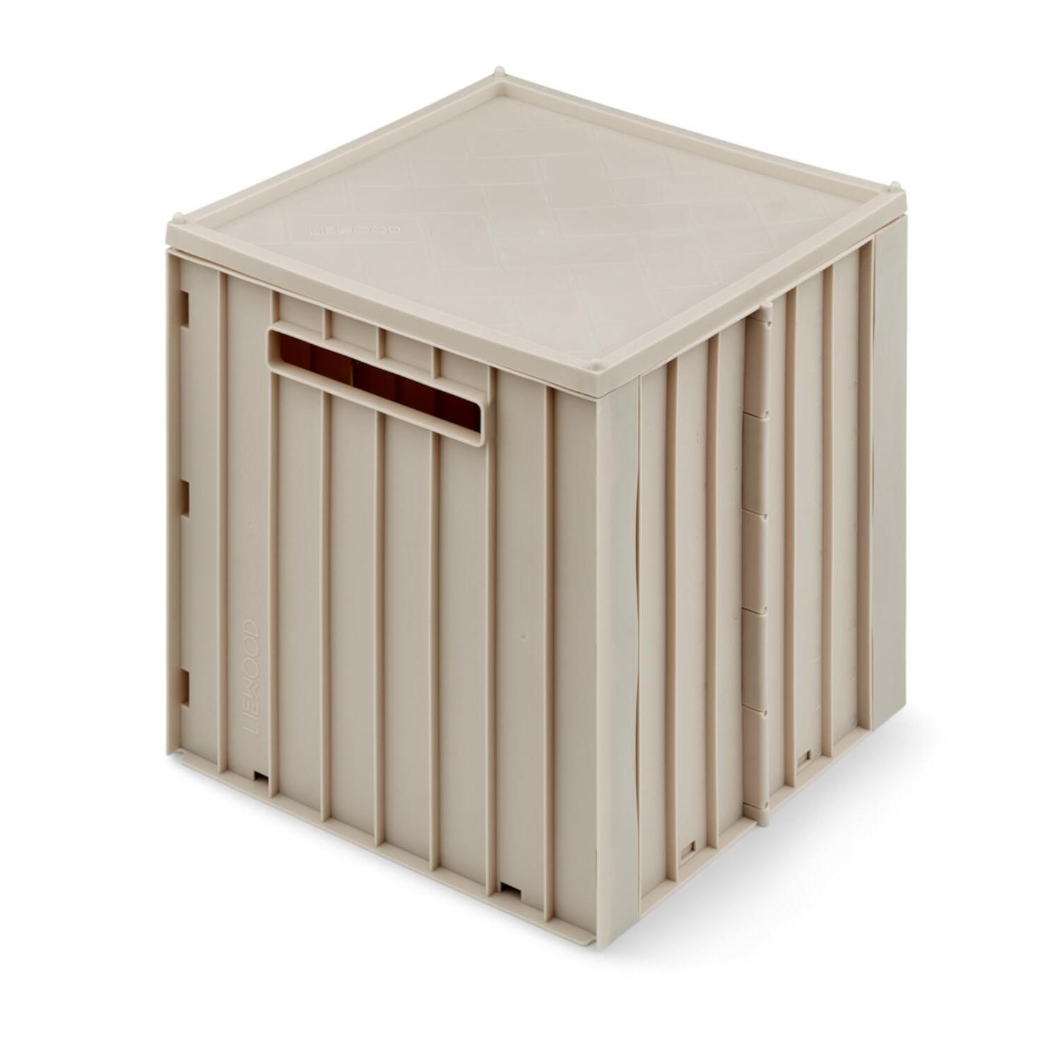 Aufbewahrungsbox mit Deckel "Elijah" - 30,5x32x31,5 cm (Sandy) Liewood