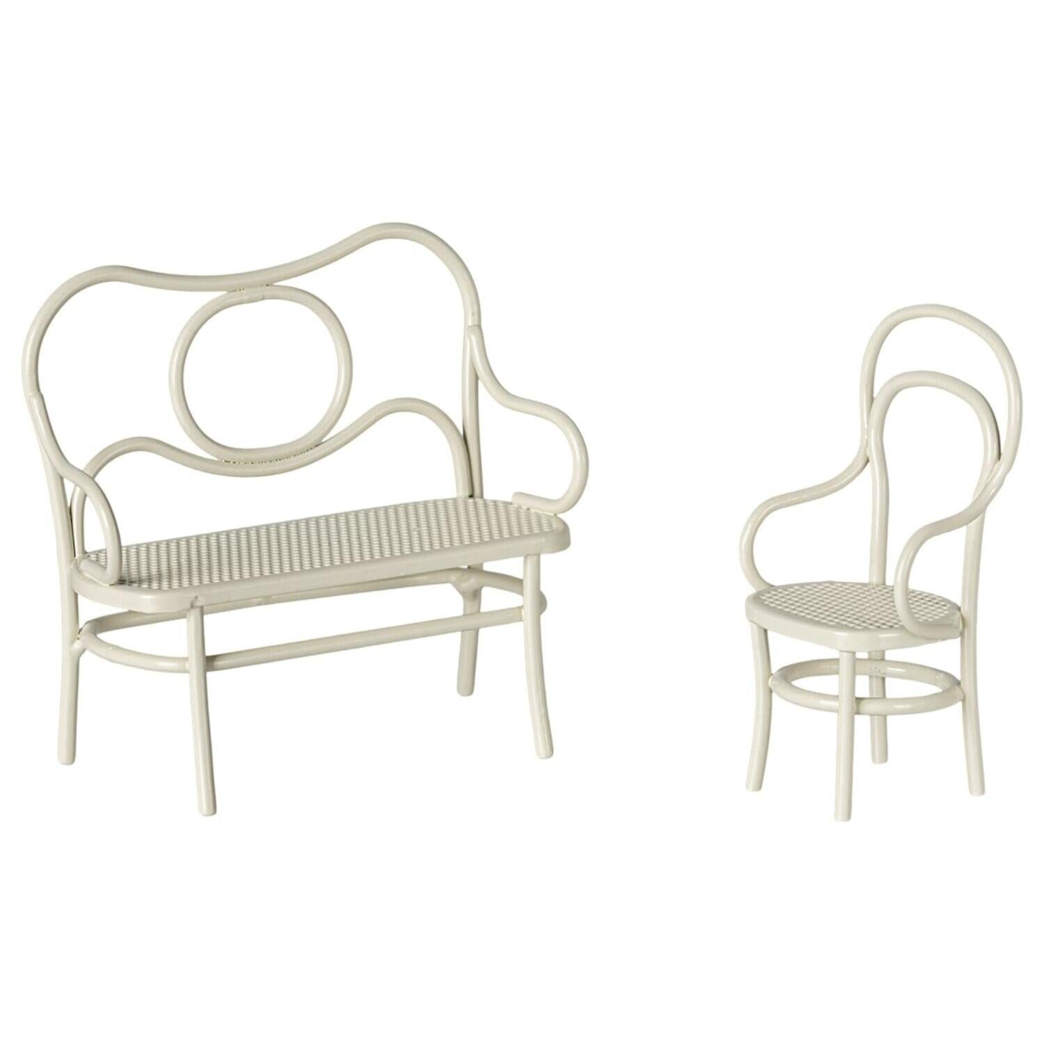 Maus Café-Set - Klein (Creme) Maileg