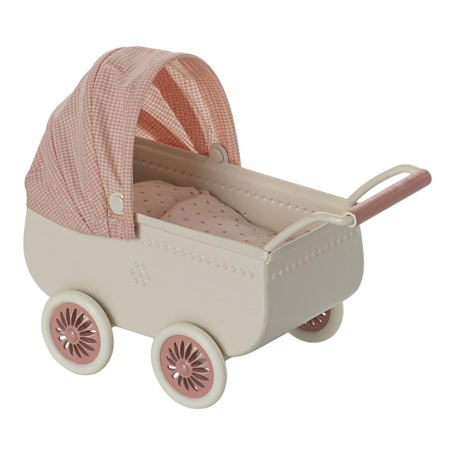 Maus Kinderwagen (Koralle) Maileg