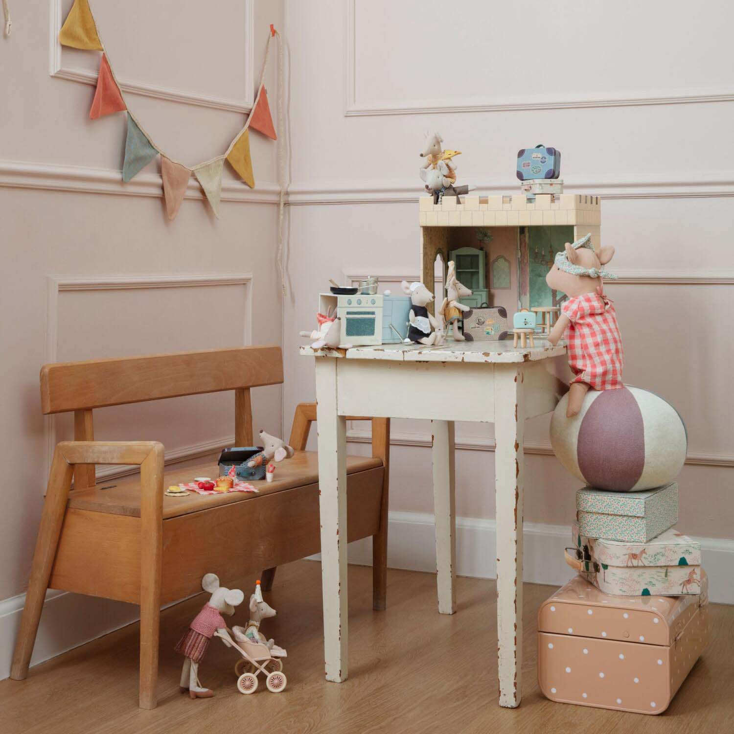 Miniatur Einkaufsbox (Bunt) Maileg