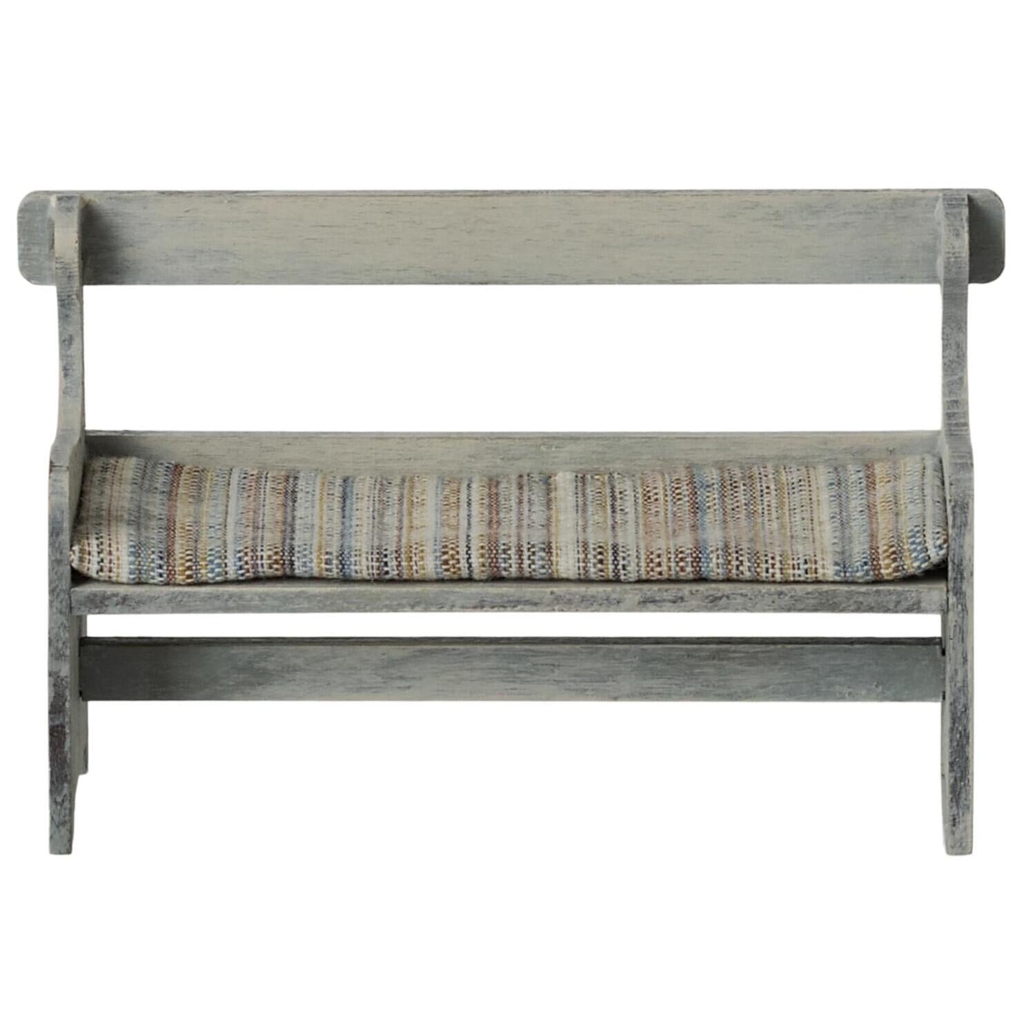 Holzbank für Maus (Weiß) Maileg