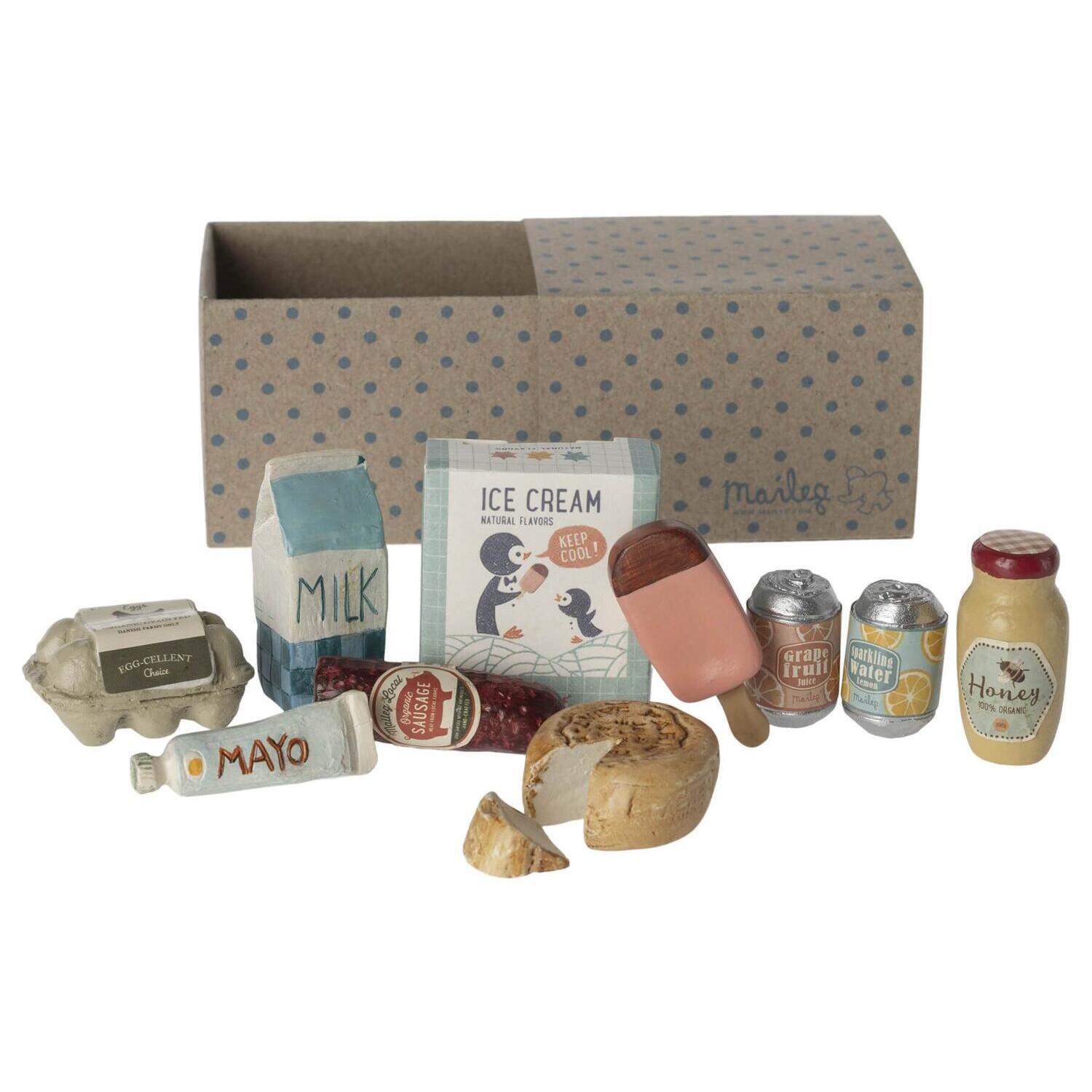 Miniatur Einkaufsbox (Bunt) Maileg