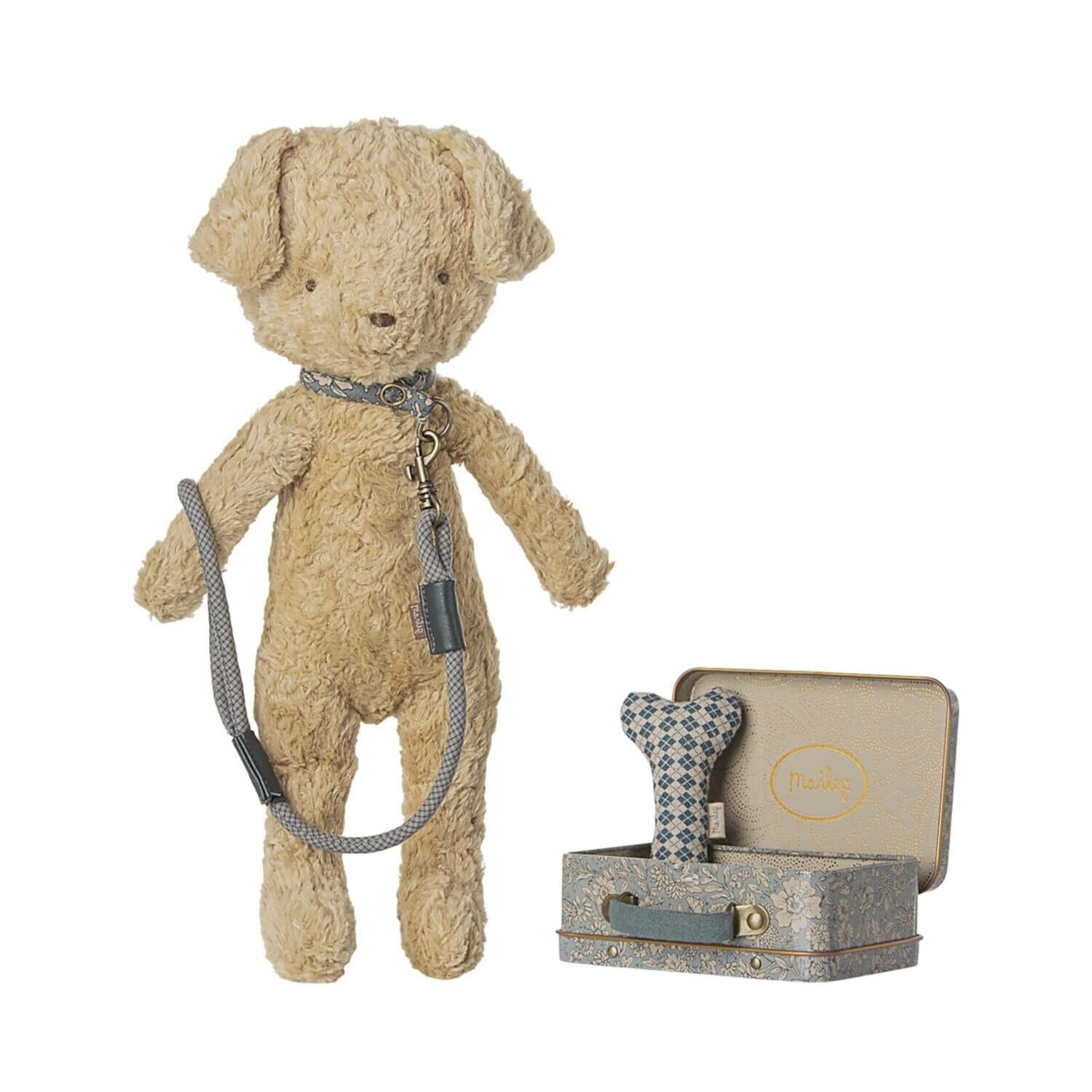 Kuscheltier Welpen Zubehör - 7x11x3,5 cm (Blau)