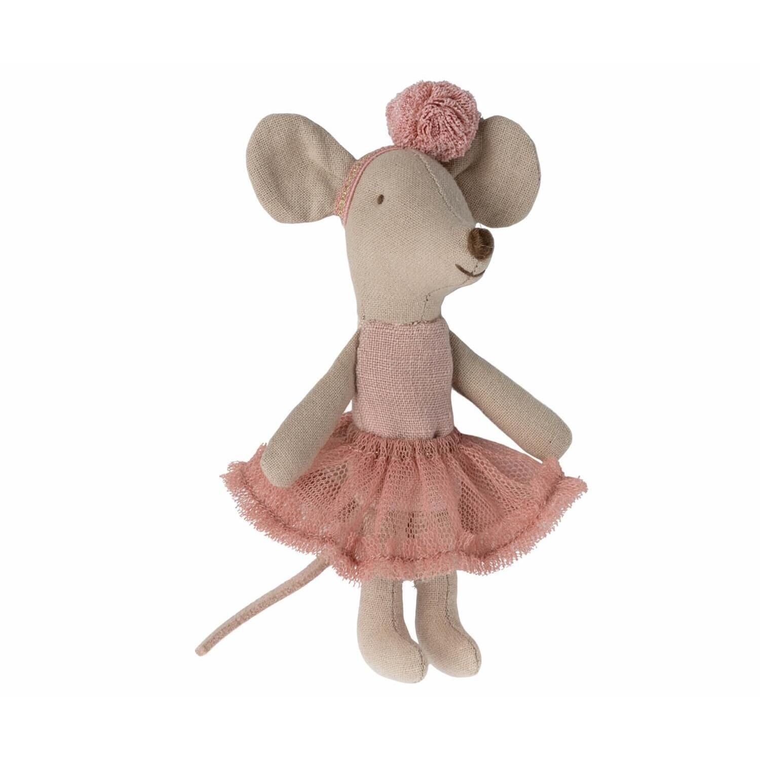 Maus "Ballerina" - Kleine Schwester (Rosa) Maileg