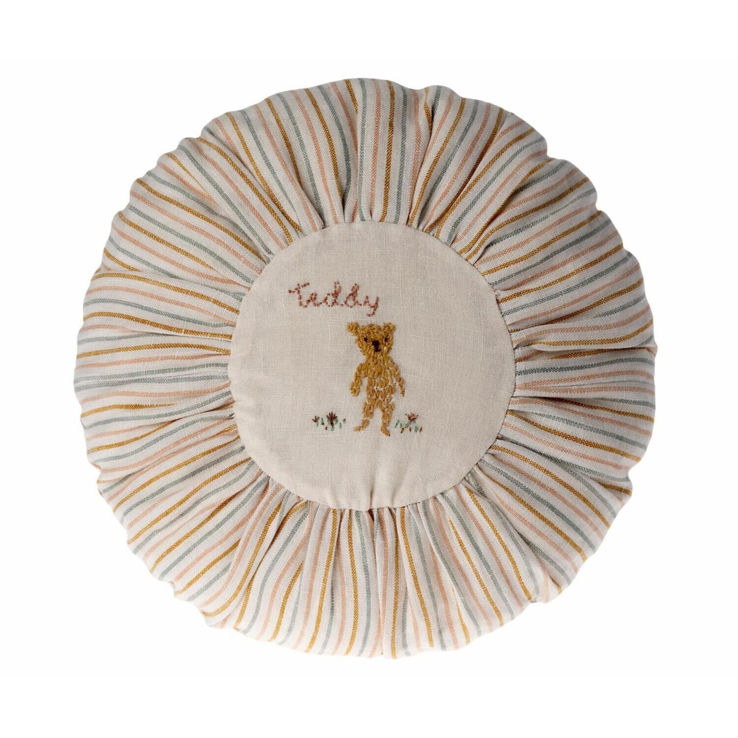 Kissen rund "Teddy mit Streifen" - Klein Maileg