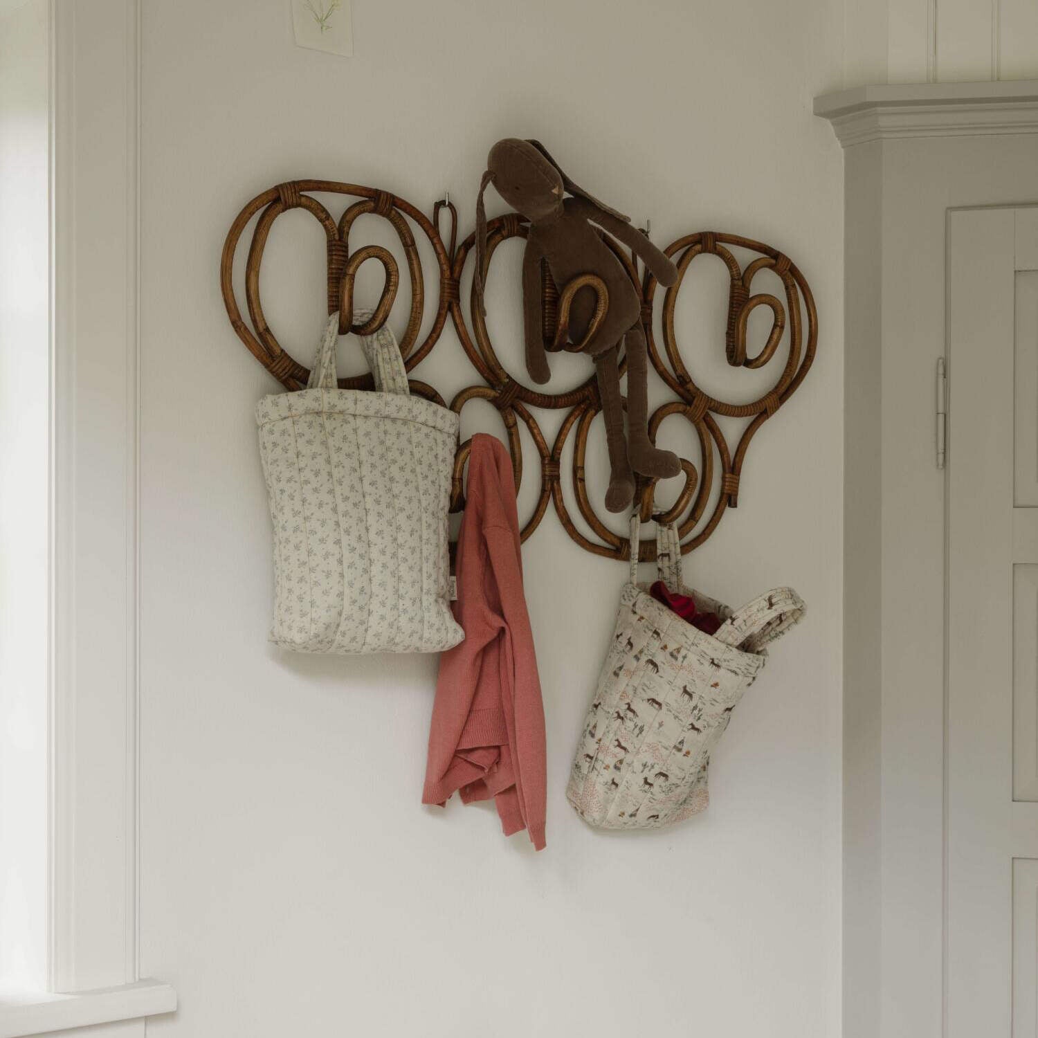 gesteppte Tragetasche für Kinder "Happy Horse" - 31,5 cm (Beige) Maileg